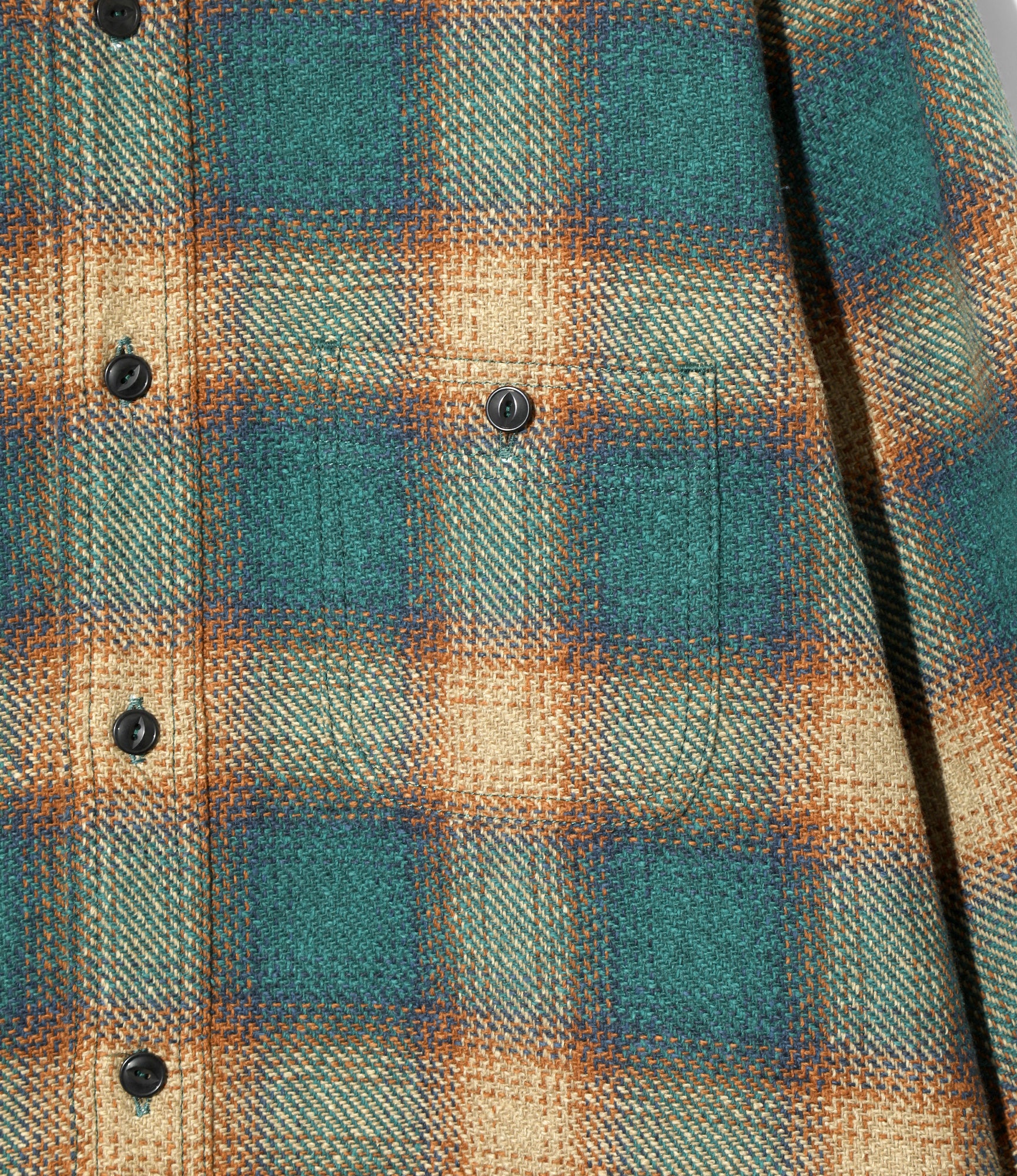 Work Shirt - Green - TC Jazz Nep Plaid - Image 2