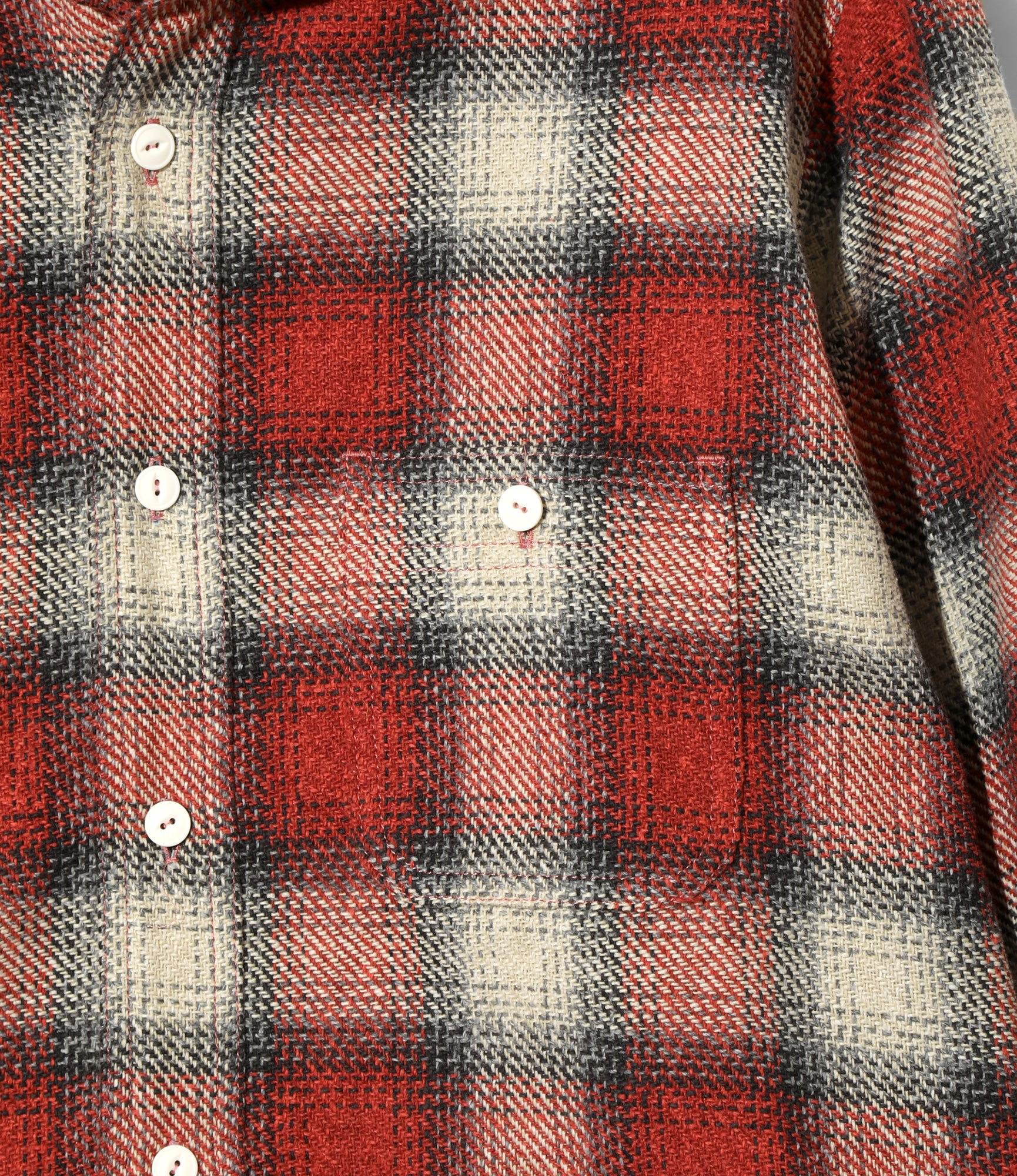 Work Shirt - Red - TC Jazz Nep Plaid - Image 2