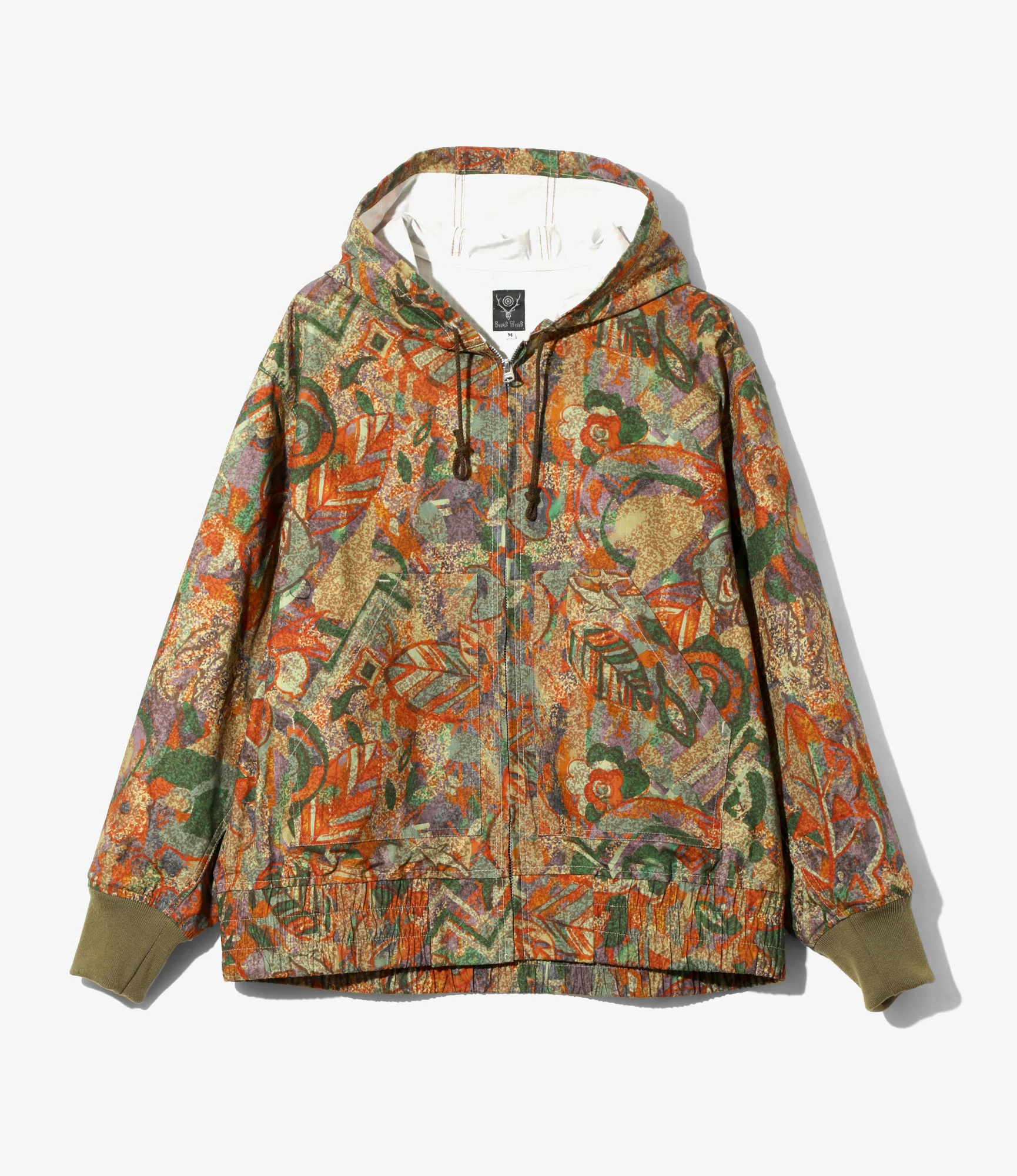 Zipped Work Hoody - EZO Forest - Cotton Ripstop / Printed