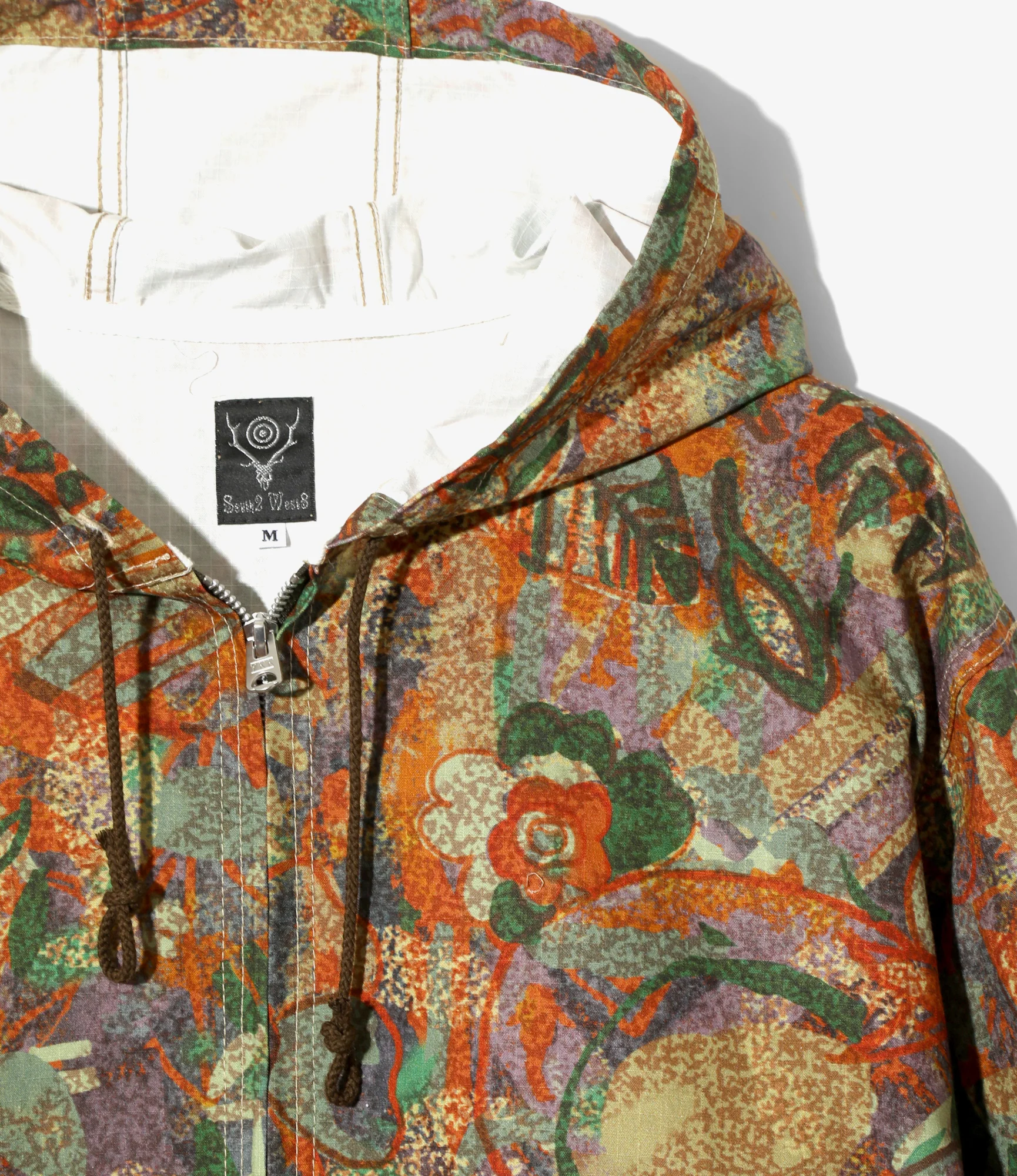 Zipped Work Hoody - EZO Forest - Cotton Ripstop / Printed - Image 2