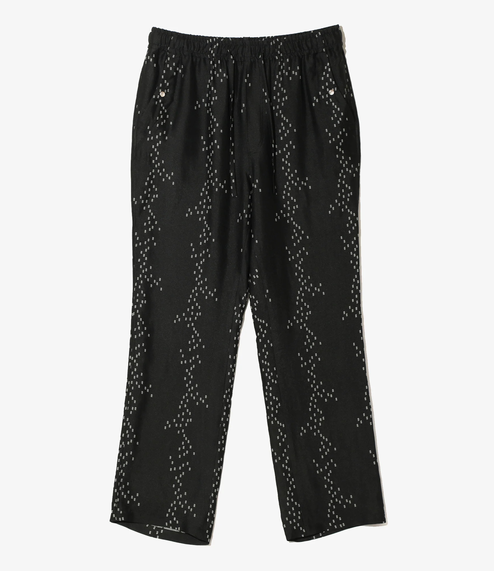 String Cowboy Pant - Off White- R/AC Square Dot Jacquard