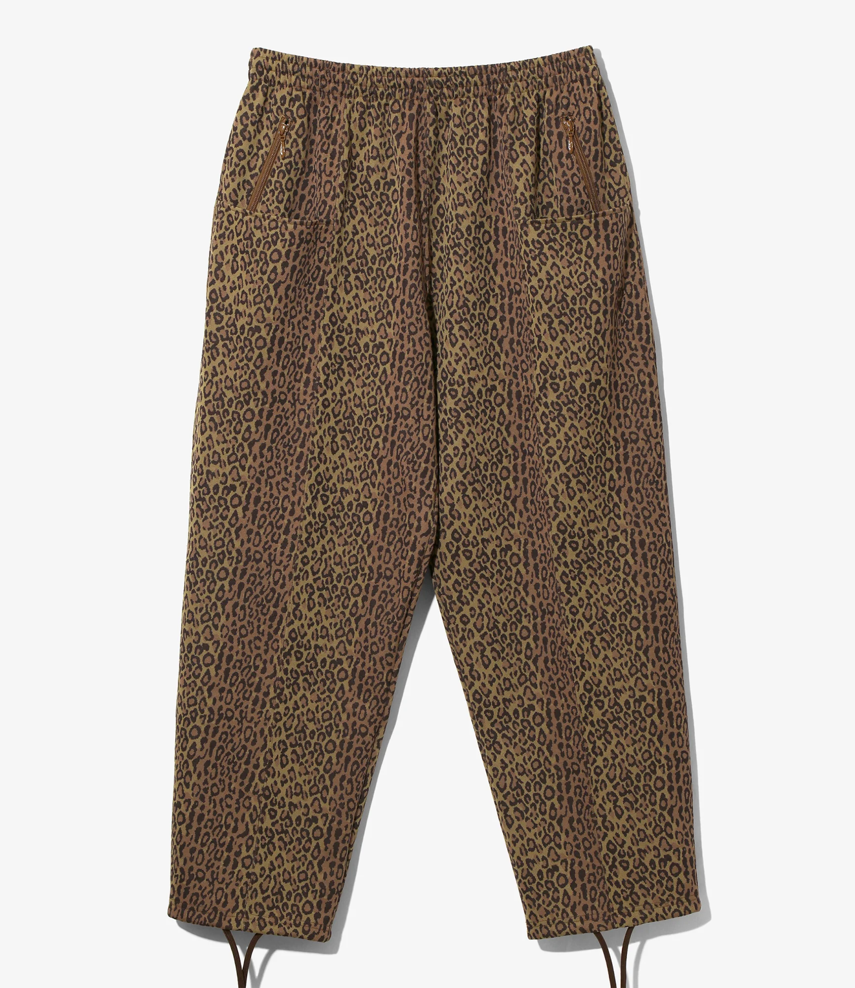 String C.S Pant - Brown - Poly Jq. / Leopard