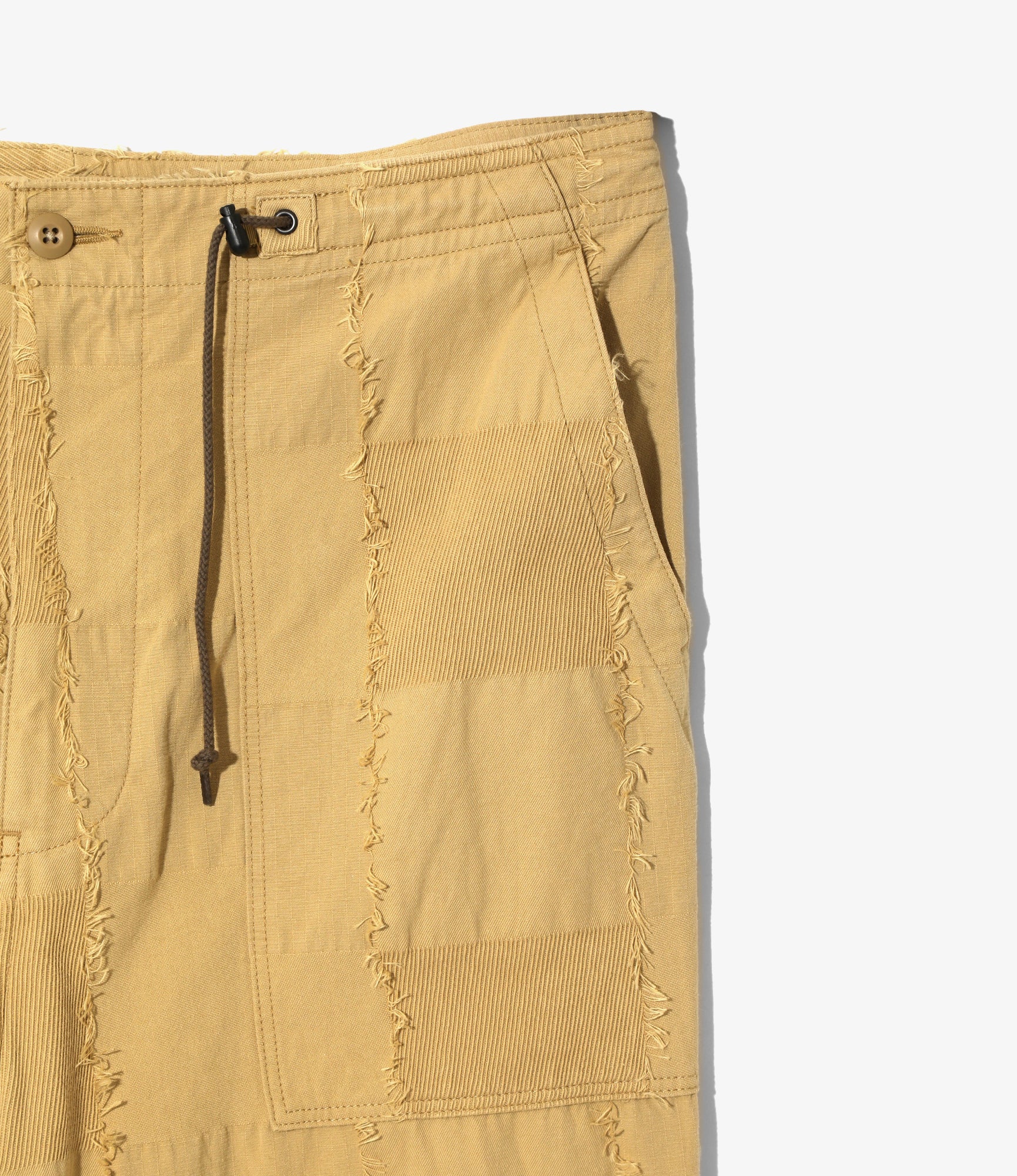 String Fatigue Pant - Khaki - Ripstop Cut Jacquard - Image 2
