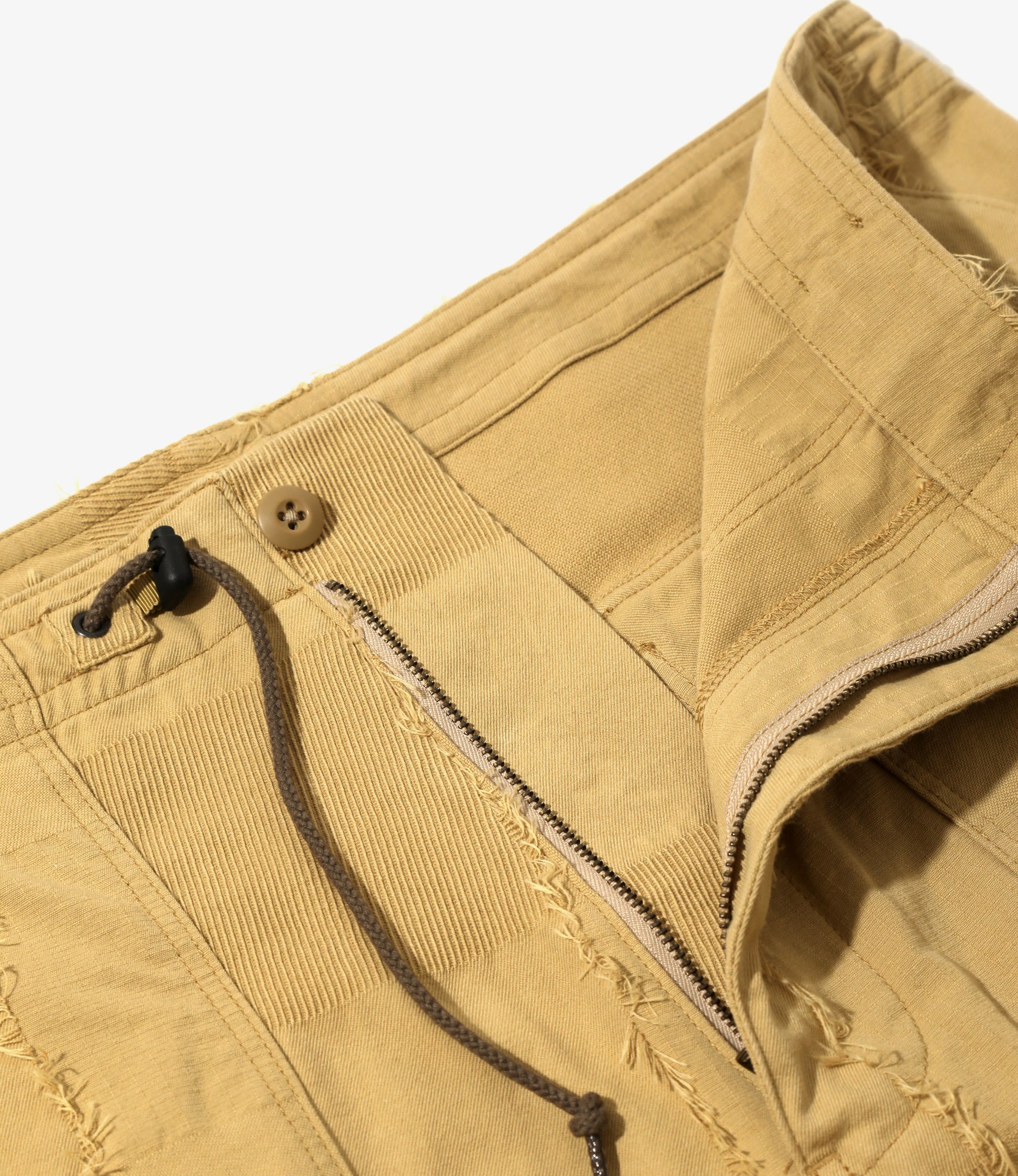 String Fatigue Pant - Khaki - Ripstop Cut Jacquard - Image 3