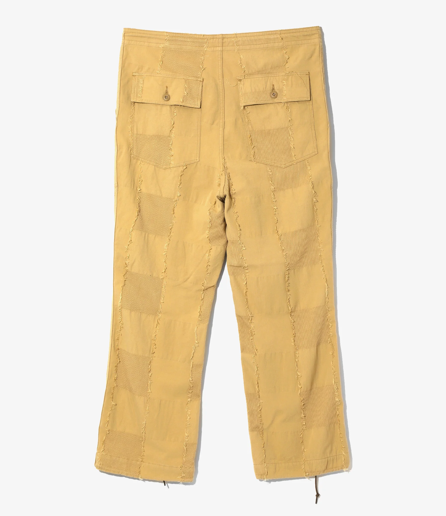 String Fatigue Pant - Khaki - Ripstop Cut Jacquard - Image 4