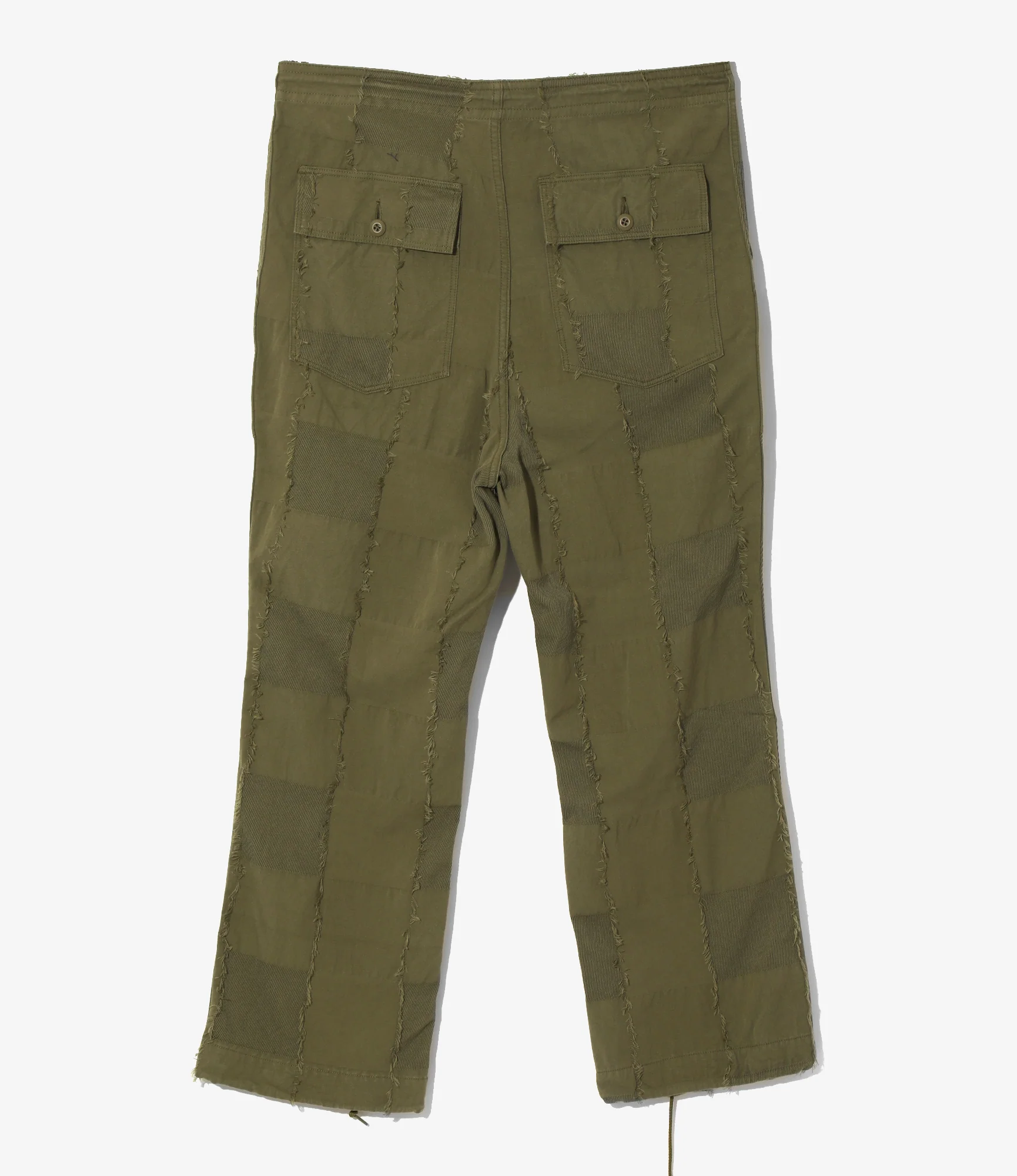 String Fatigue Pant - Olive - Ripstop Cut Jacquard - Image 4