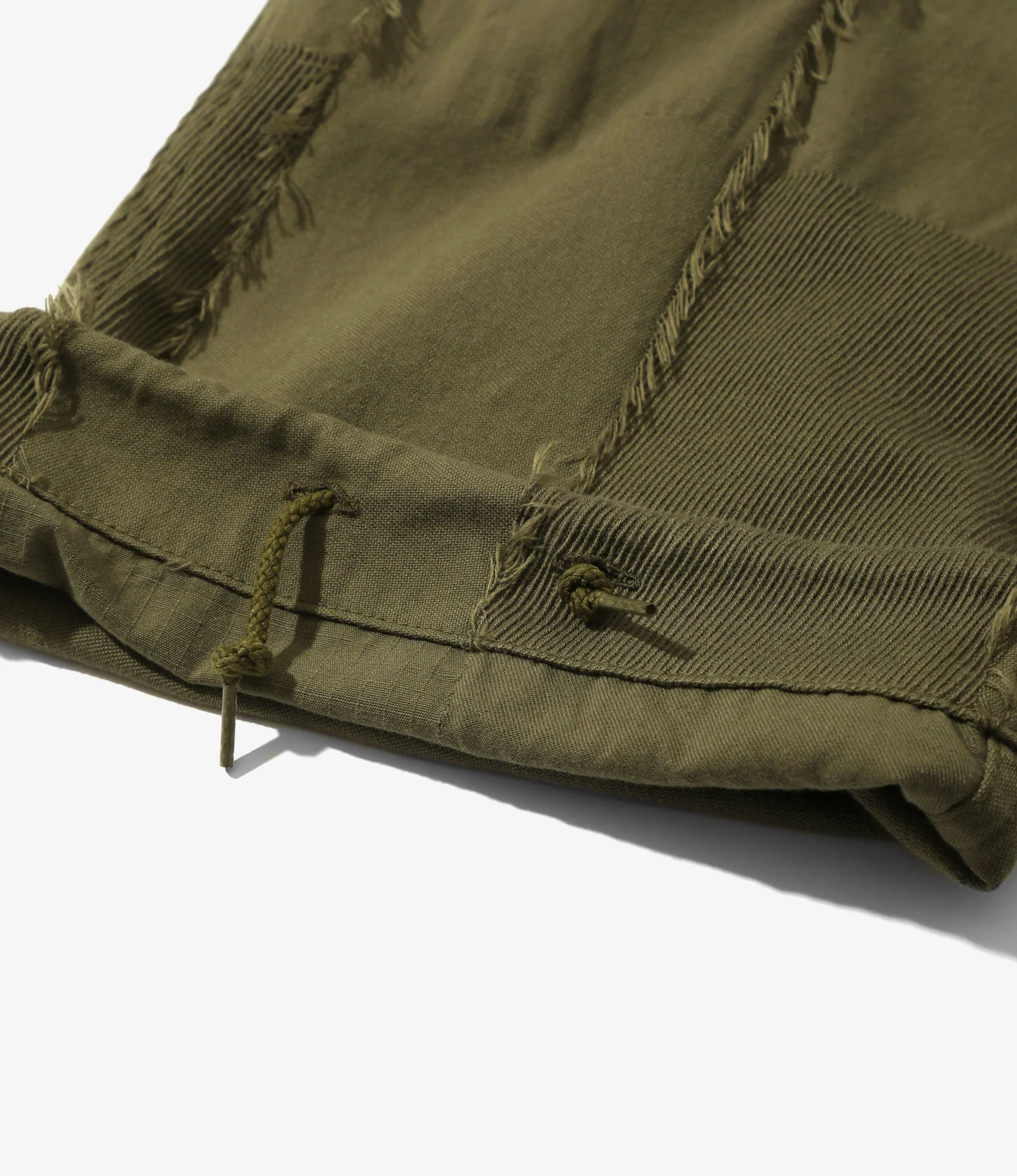 String Fatigue Pant - Olive - Ripstop Cut Jacquard - Image 5