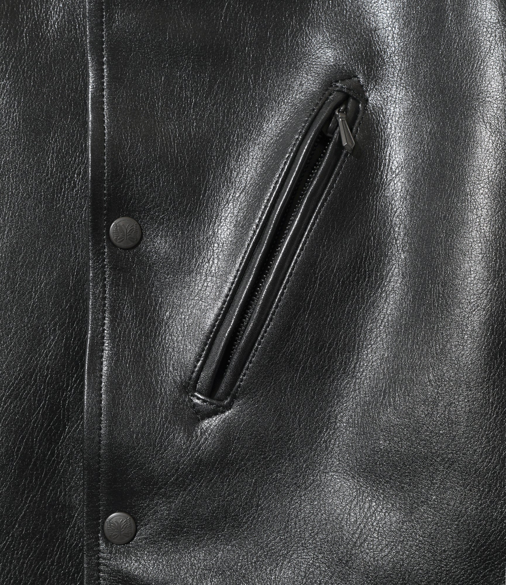 Sur Coat - Black - Cowhide Lthr. - Image 3