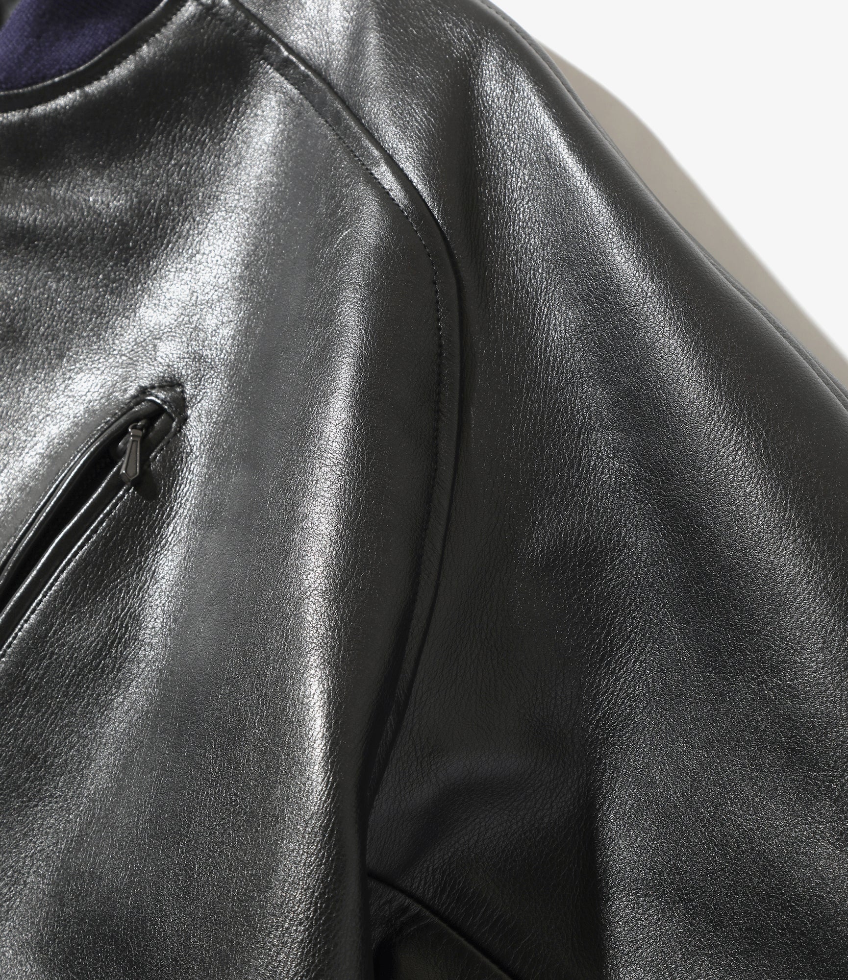 Sur Coat - Black - Cowhide Lthr. - Image 4