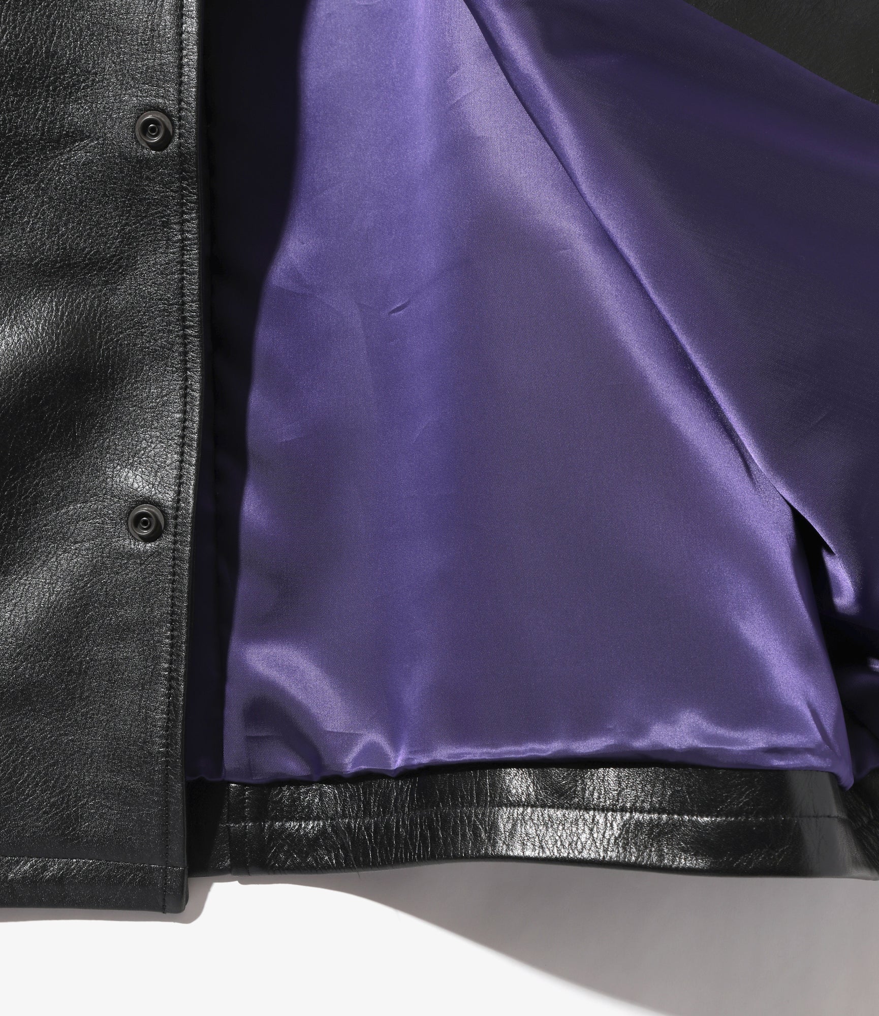 Sur Coat - Black - Cowhide Lthr. - Image 6