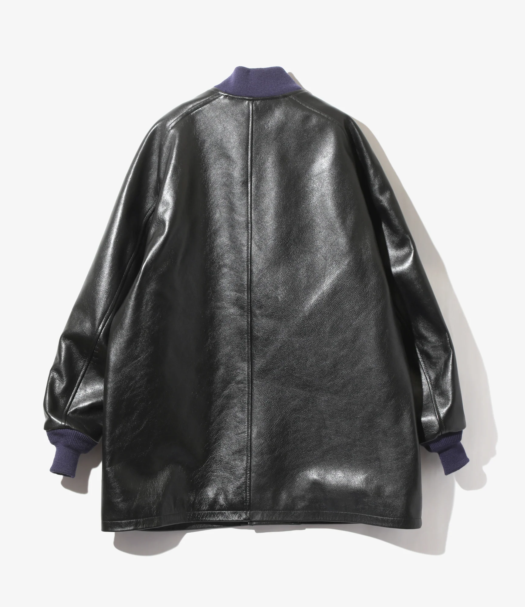 Sur Coat - Black - Cowhide Lthr. - Image 7