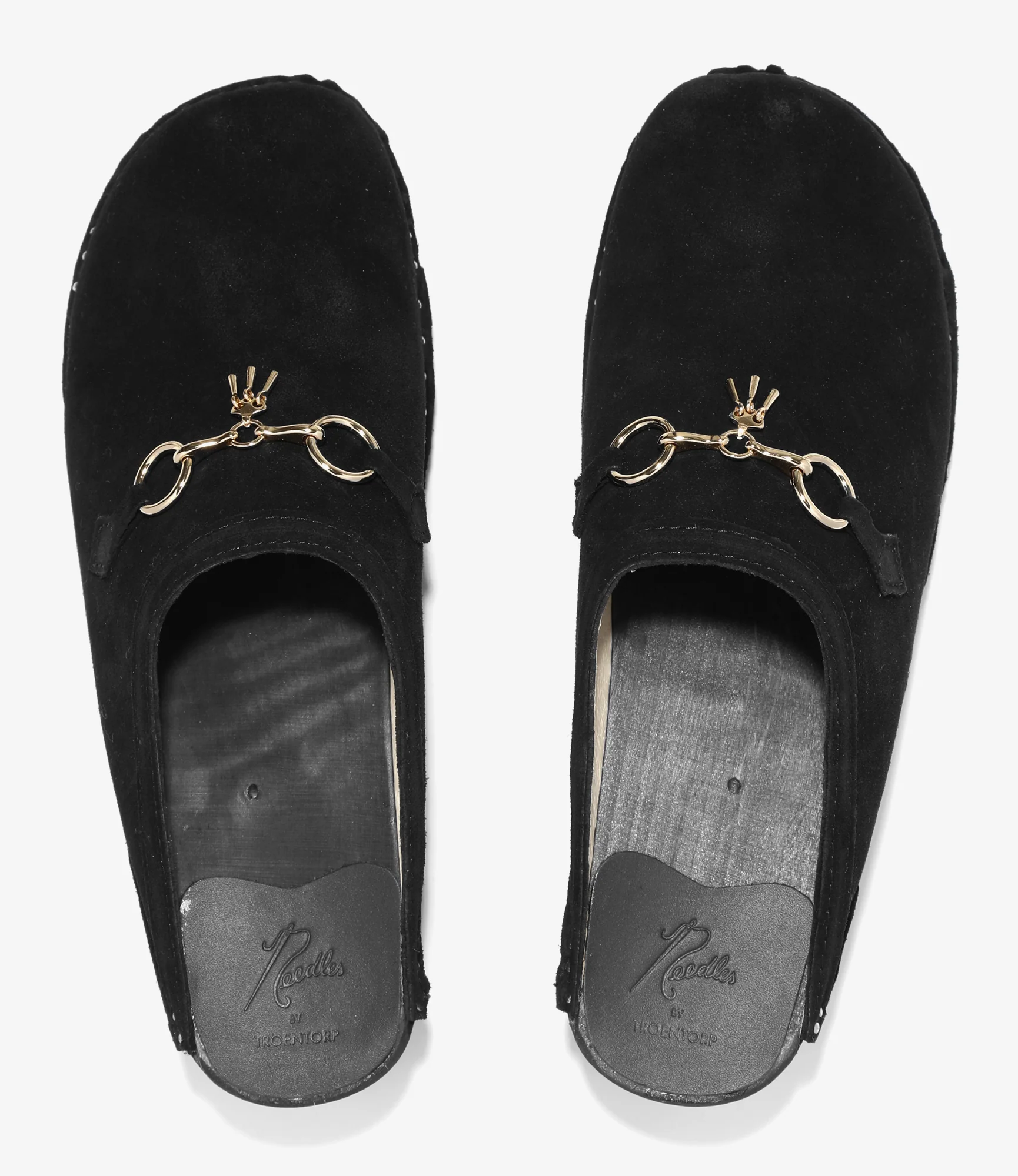 Needles x Troentorp - Swedish Clog Monet w/Bit - Black / Rough Out - Image 3