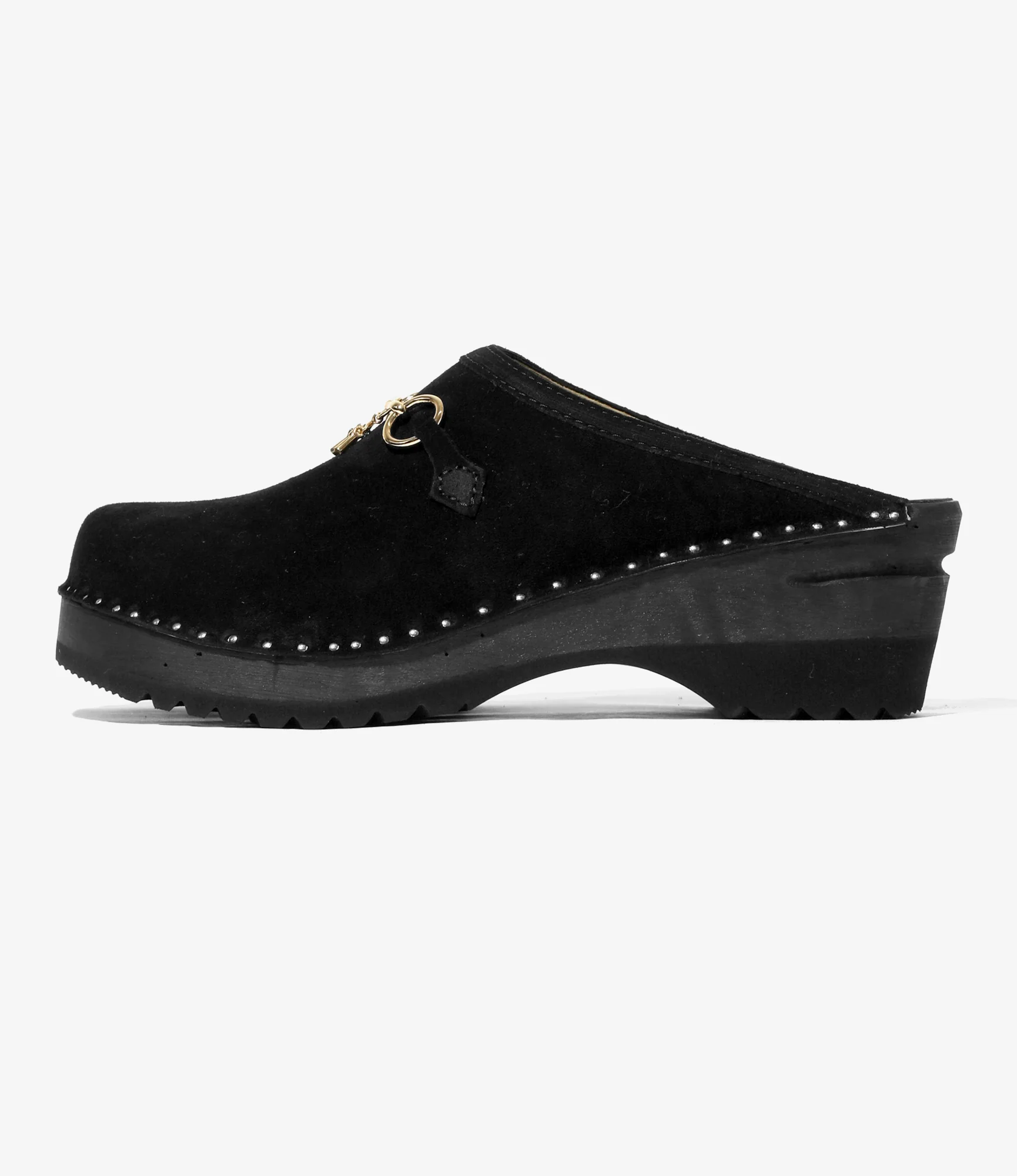 Needles x Troentorp - Swedish Clog Monet w/Bit - Black / Rough Out - Image 4