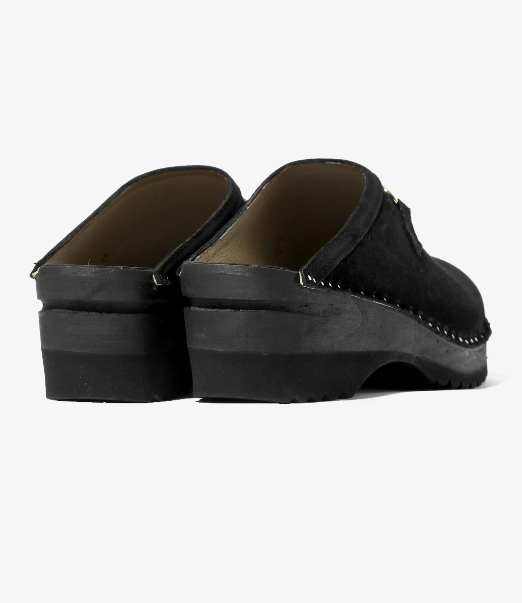 Needles x Troentorp - Swedish Clog Monet w/Bit - Black / Rough Out - Image 6