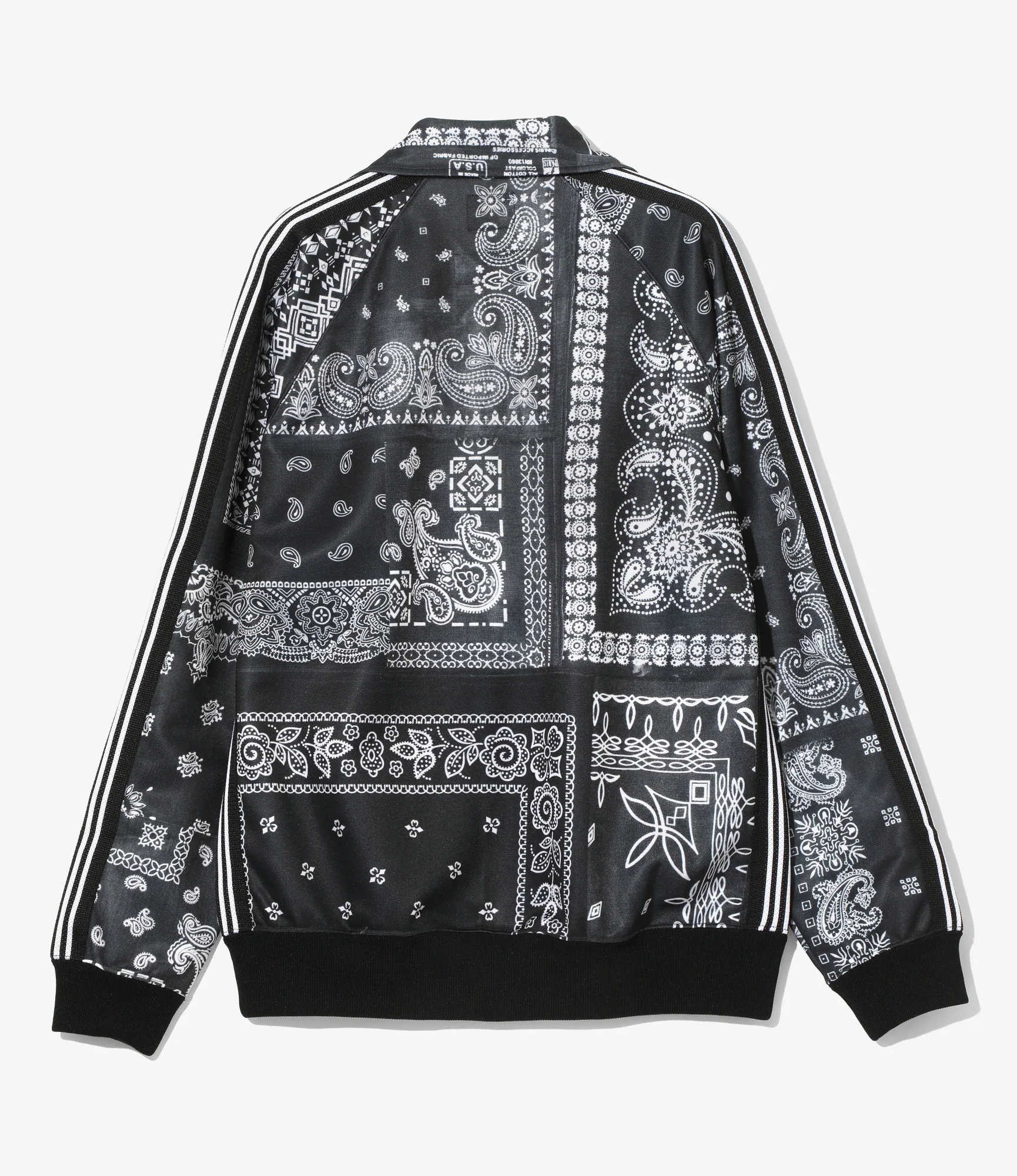 Needles x MIYAGIHEDTAKA - Track Jacket - Black - Bandana Print - Image 5