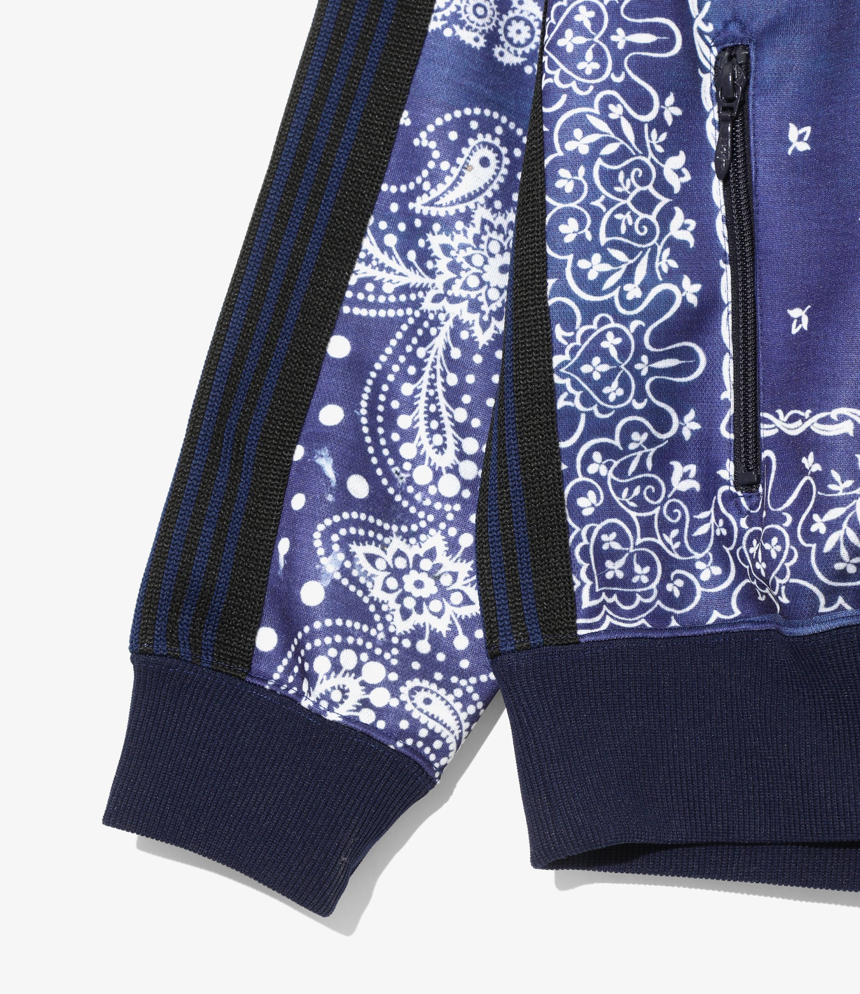 Needles x MIYAGIHEDTAKA - Track Jacket - Navy - Bandana Print - Image 3