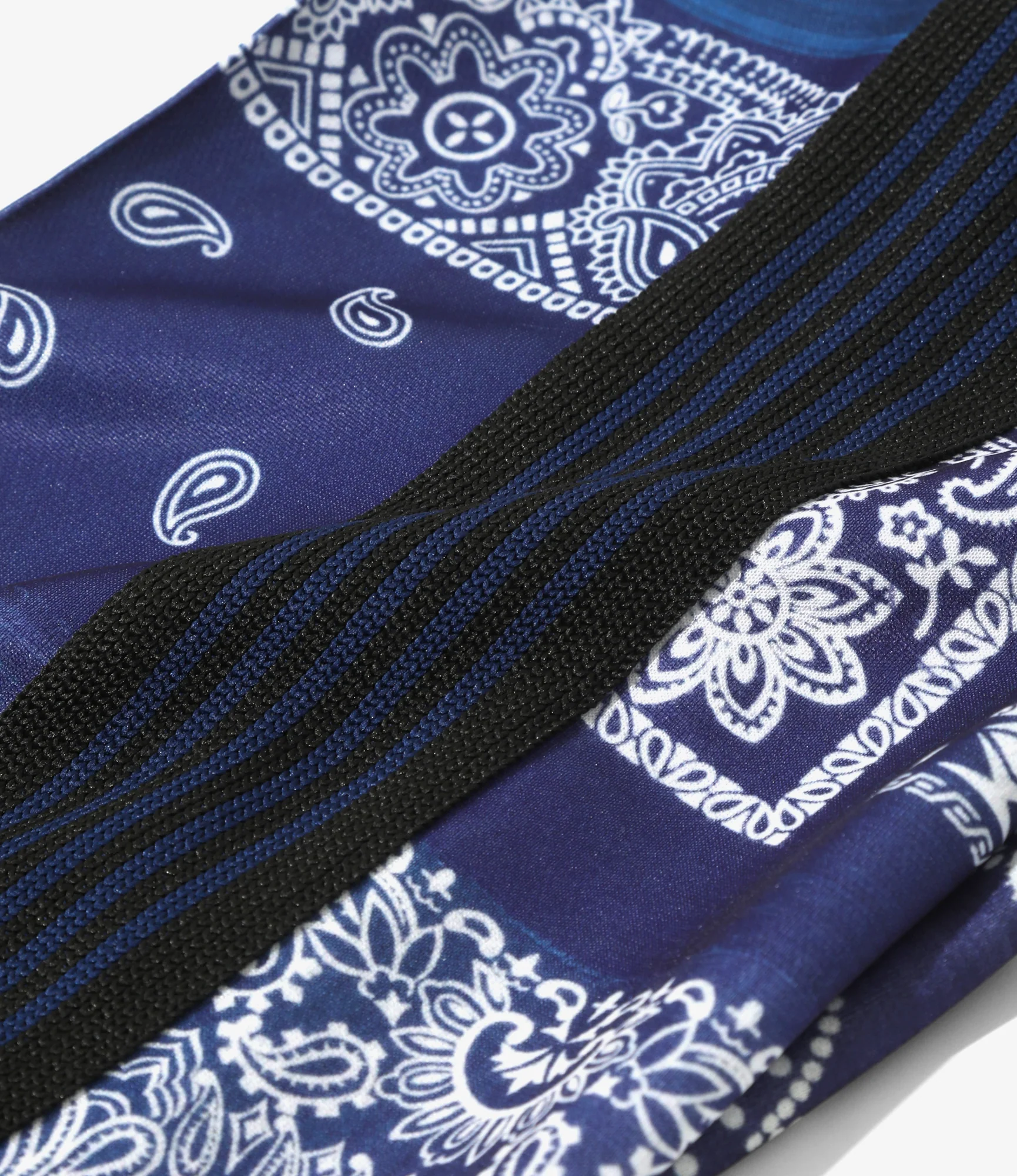 Needles x MIYAGIHIDETAKA - Track Shorts - Navy - Bandana Print - Image 6
