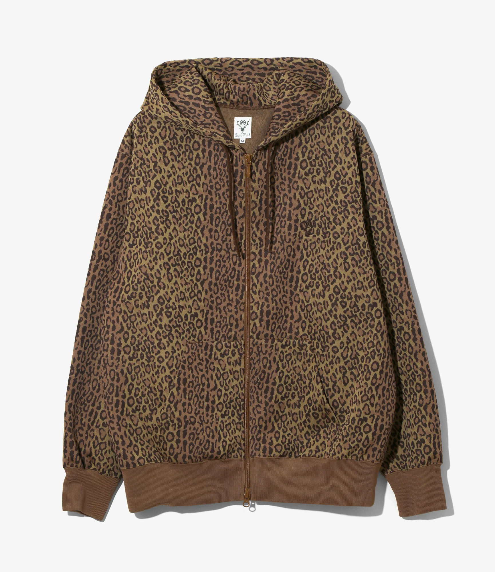 Trainer Hoody - Brown - Poly Jq. / Leopard