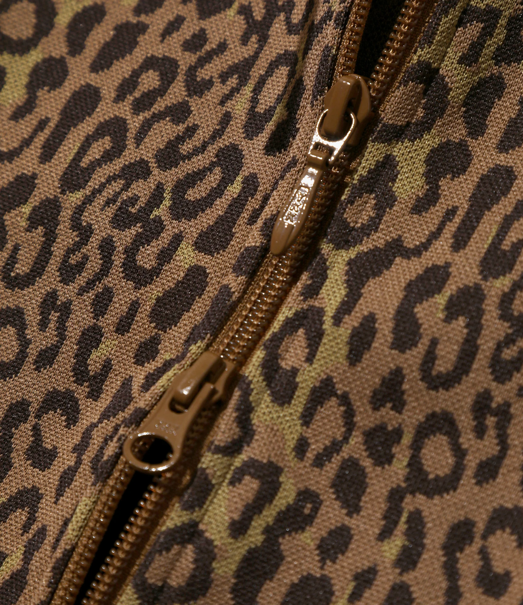 Trainer Hoody - Brown - Poly Jq. / Leopard - Image 3