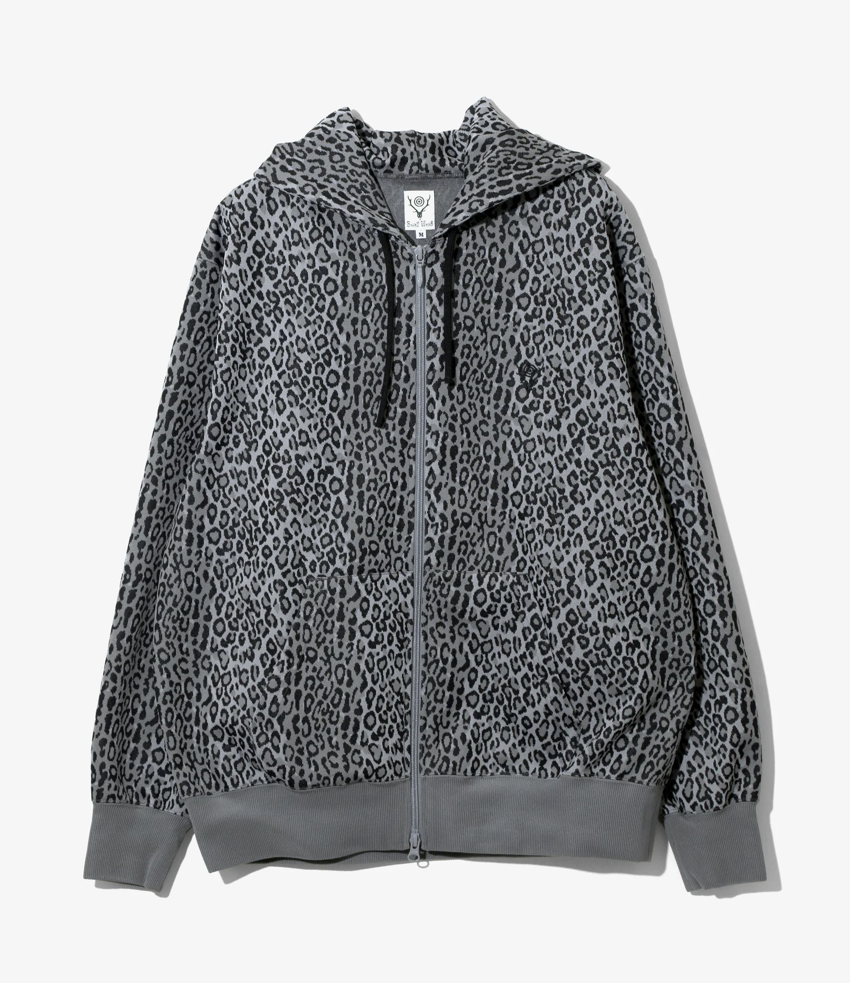 Trainer Hoody - Grey - Poly Jq. / Leopard