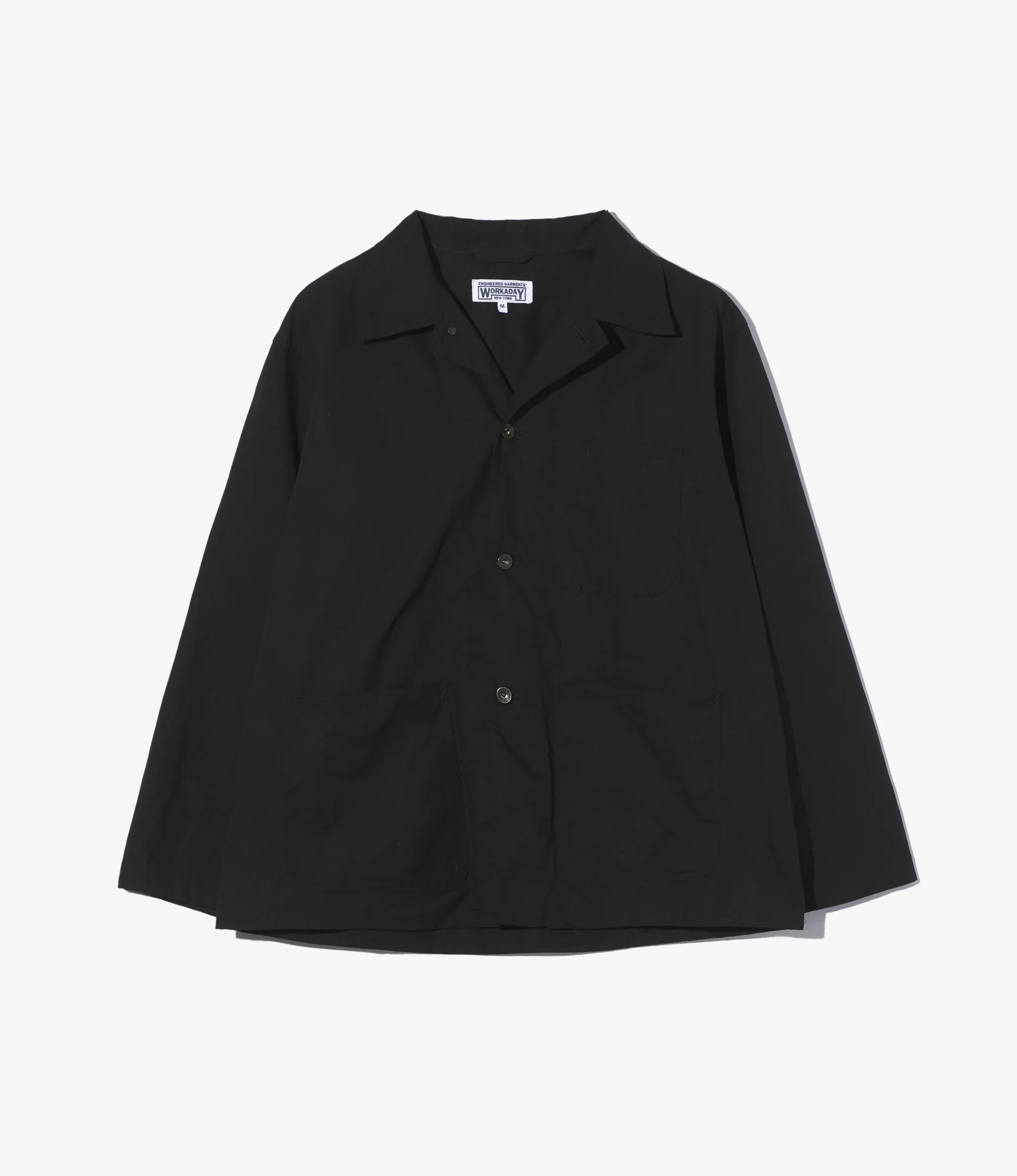 Utility Jacket - Black Cotton Ripstop
