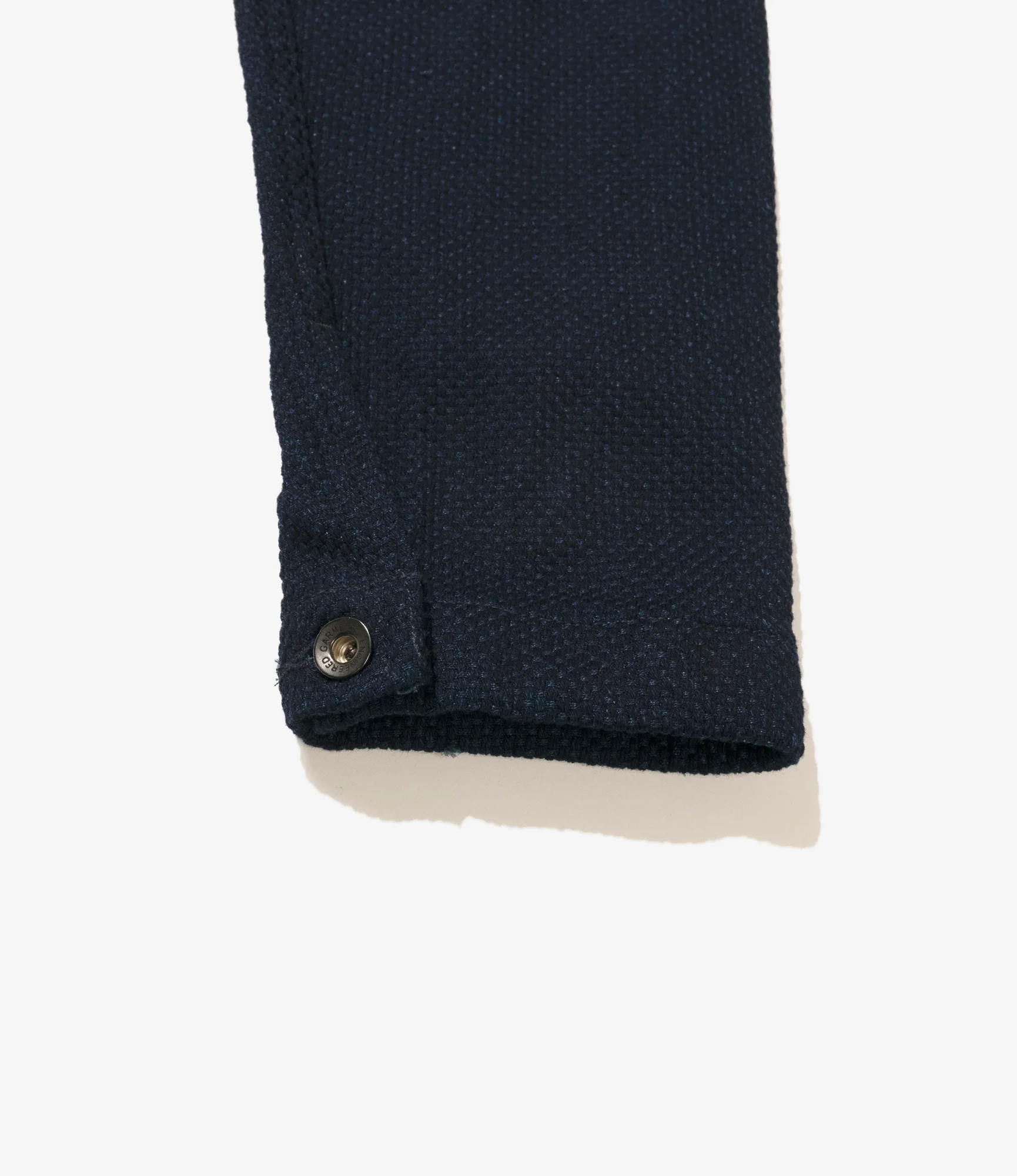 Utility Jacket - Dk. Navy Cotton Heavy Basketweave - Image 4