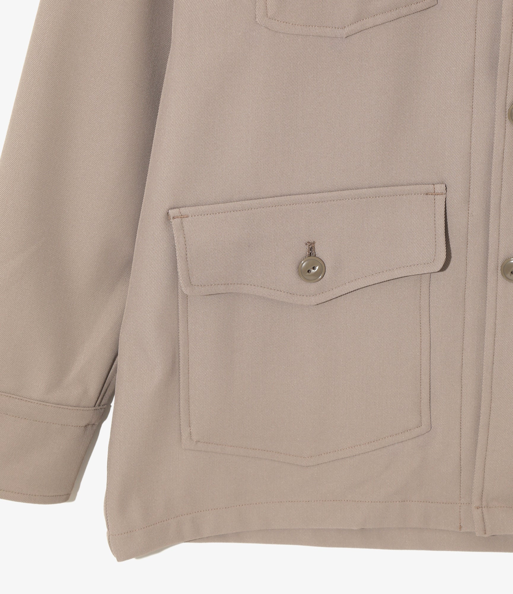 Utility Shirt - Taupe - Cavalry Twill - Image 3
