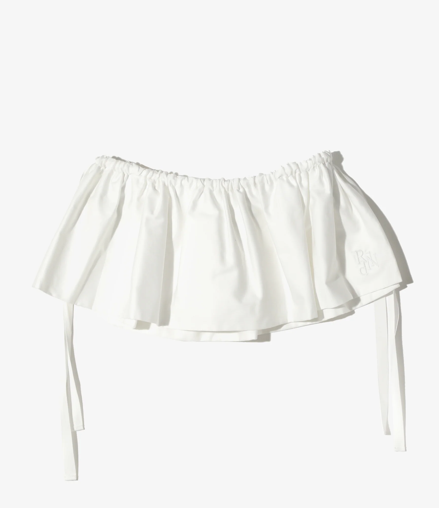 Variation Apron - White - Sateen - Image 3