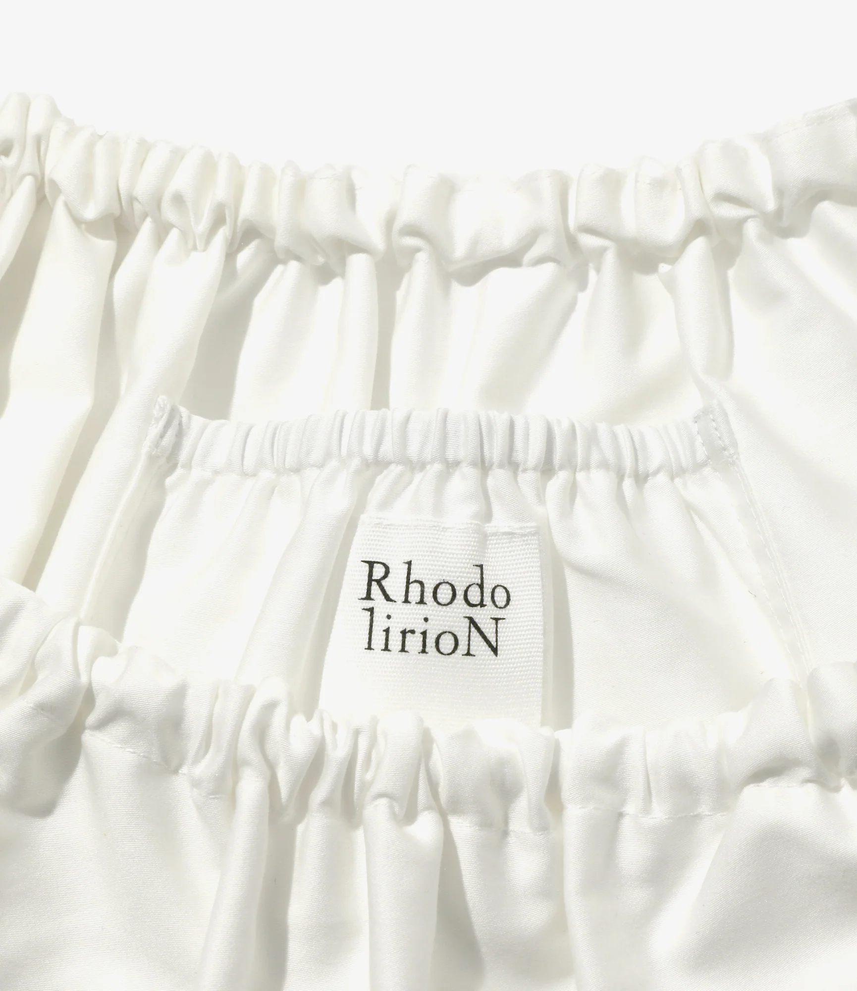 Variation Apron - White - Sateen - Image 4