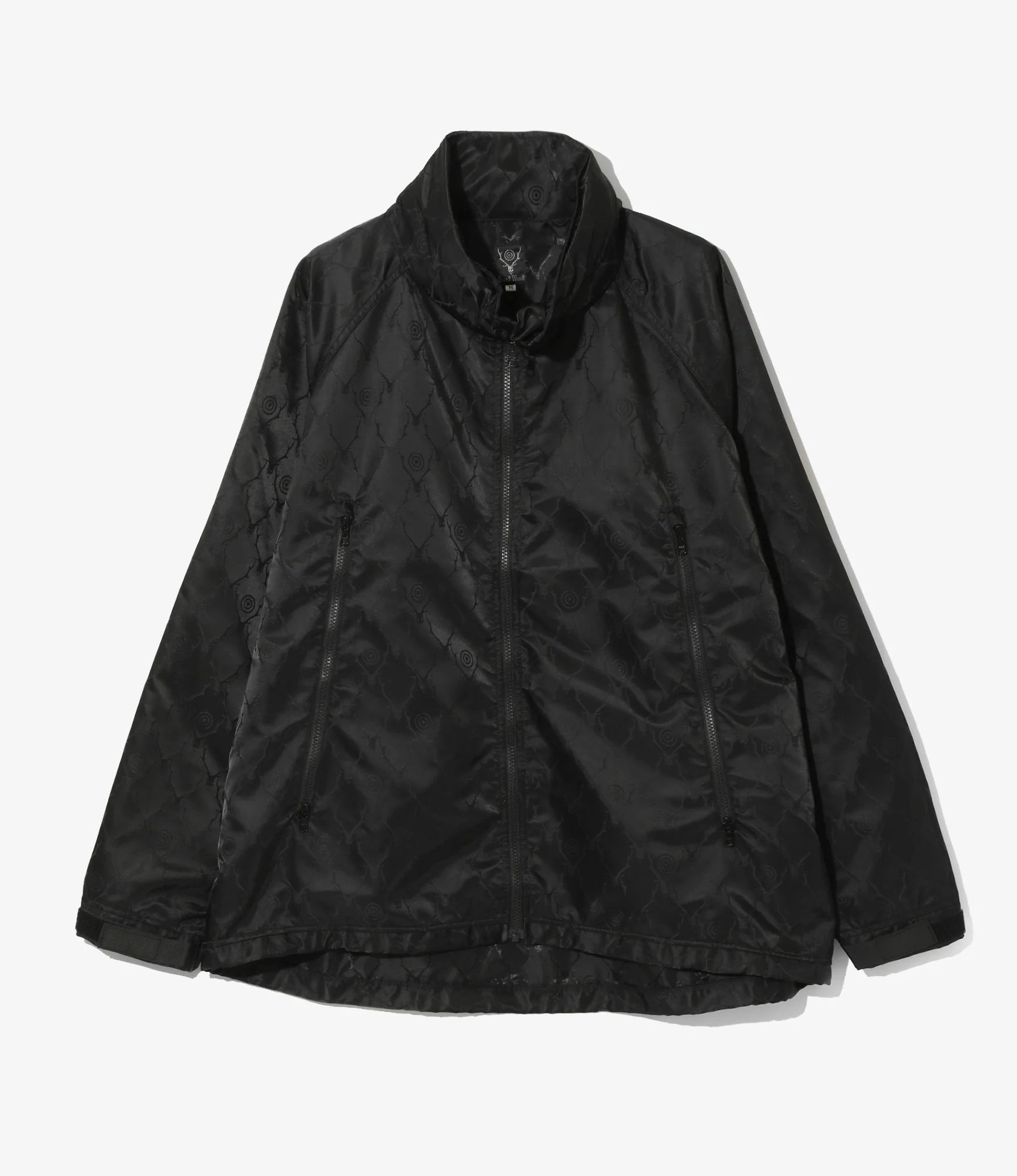 Weather Effect Jacket - Black - Jacquard Sateen / Skull&Target