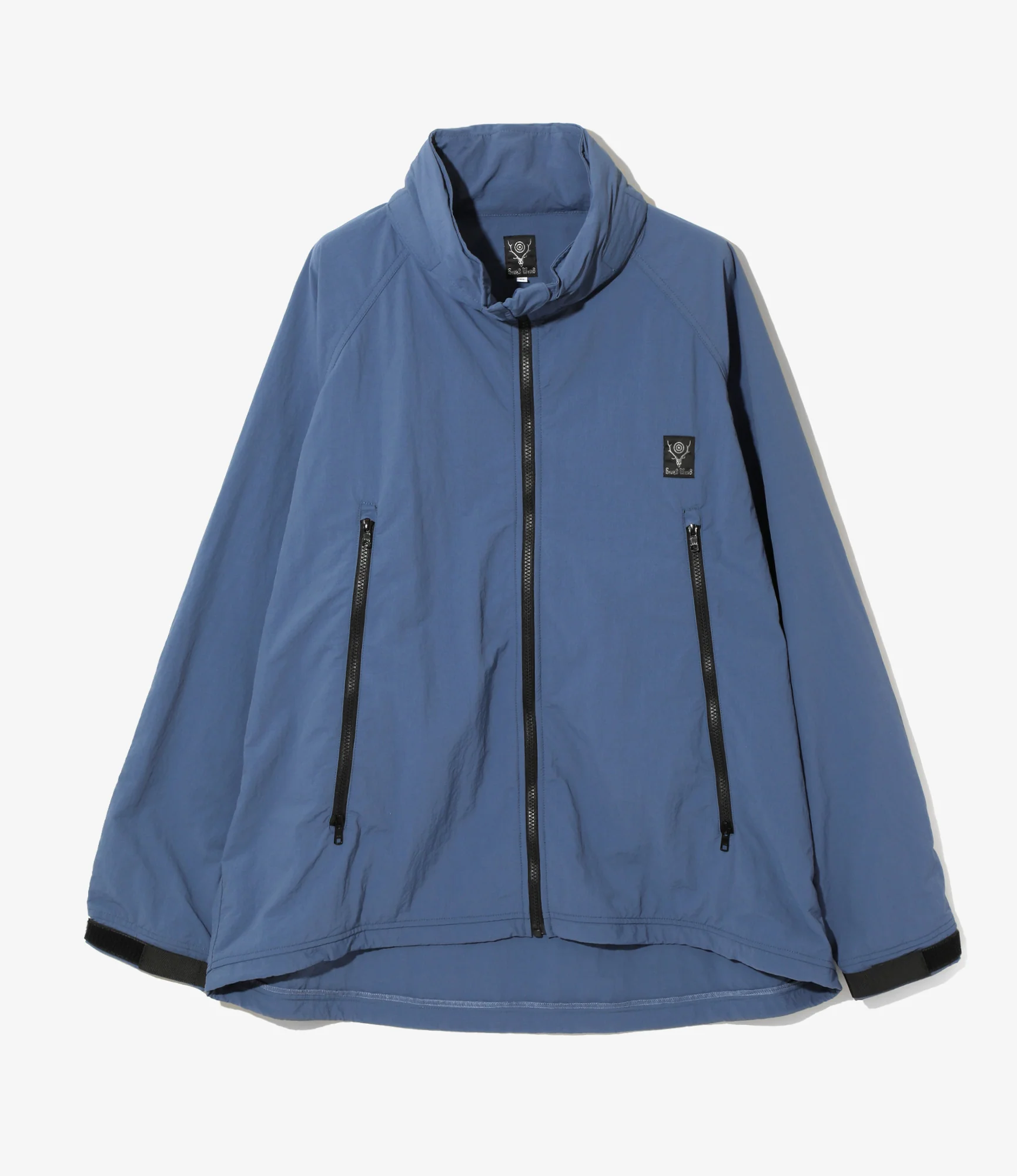 Weather Effect Jacket - Blue - Nylon Taffeta