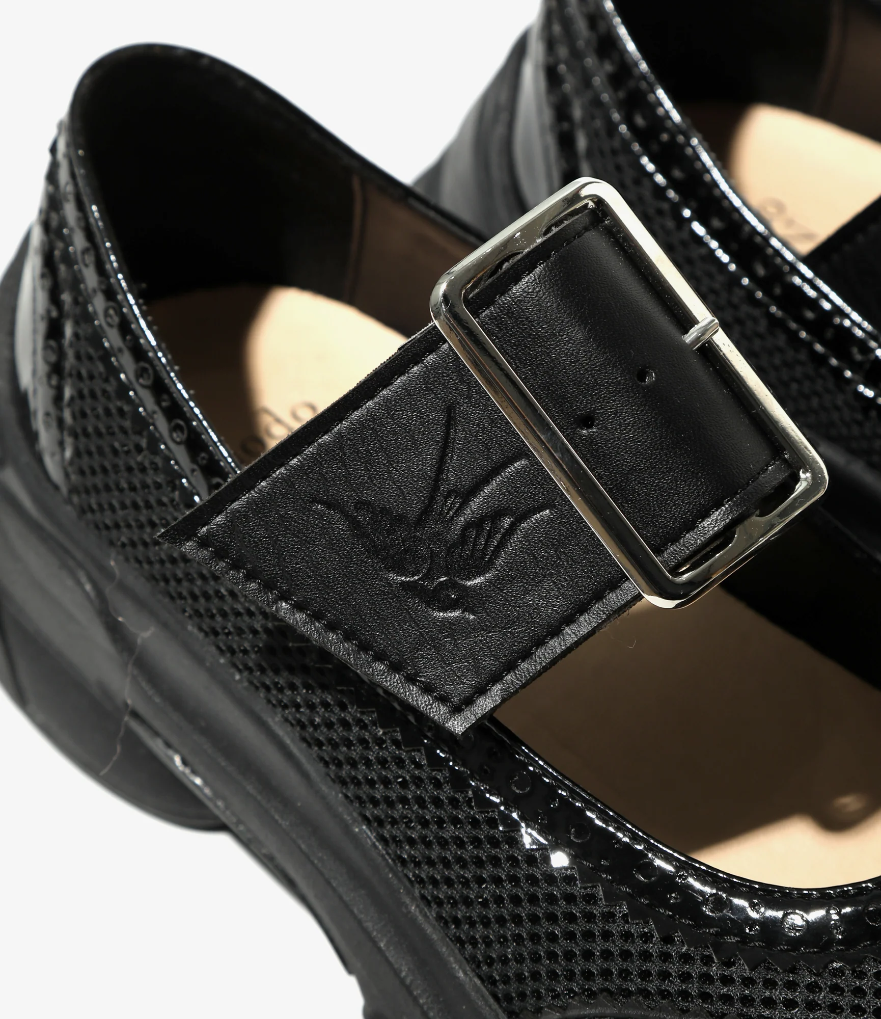 Wing Tip Sneakers - Black - Image 3