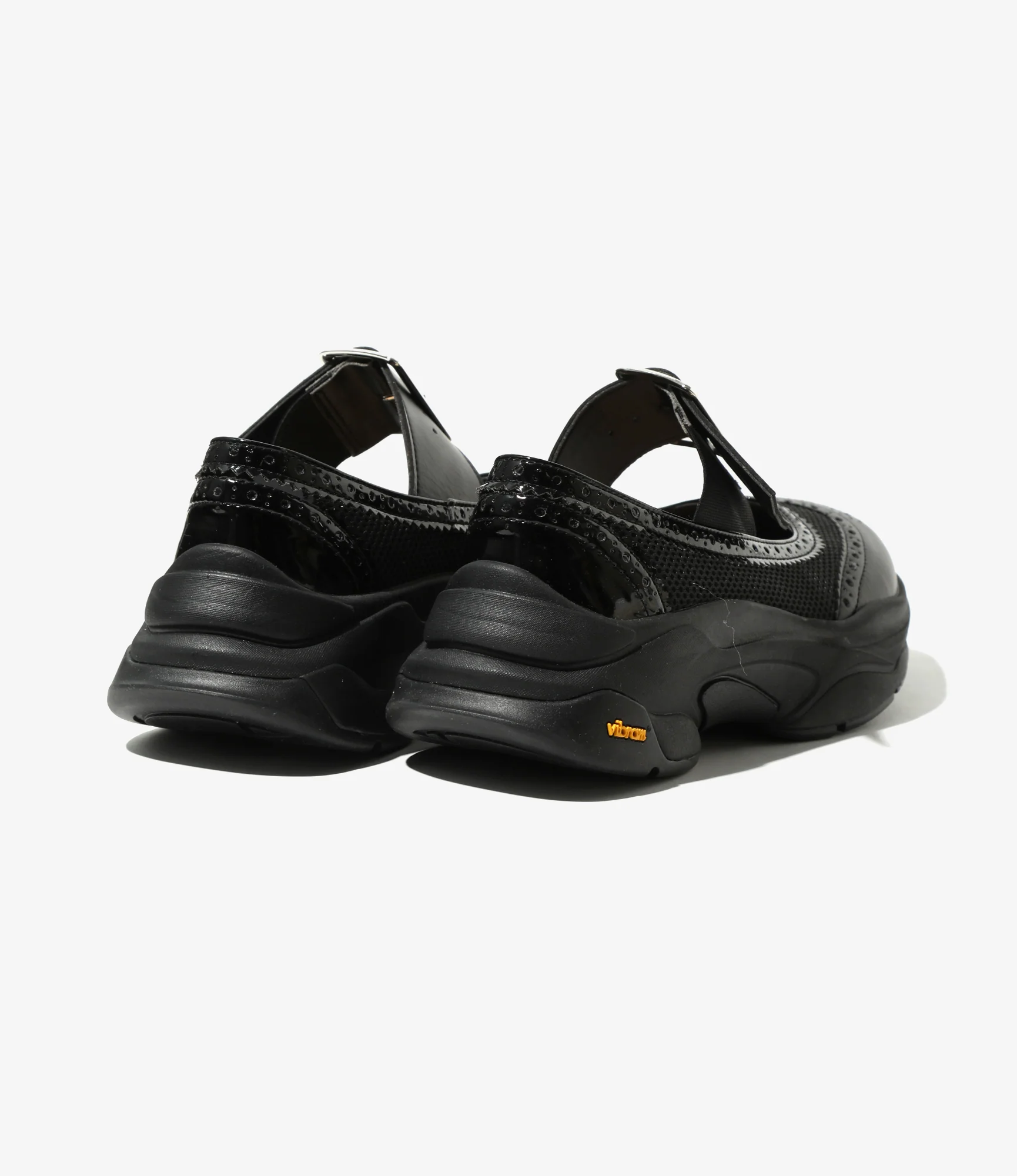 Wing Tip Sneakers - Black - Image 6