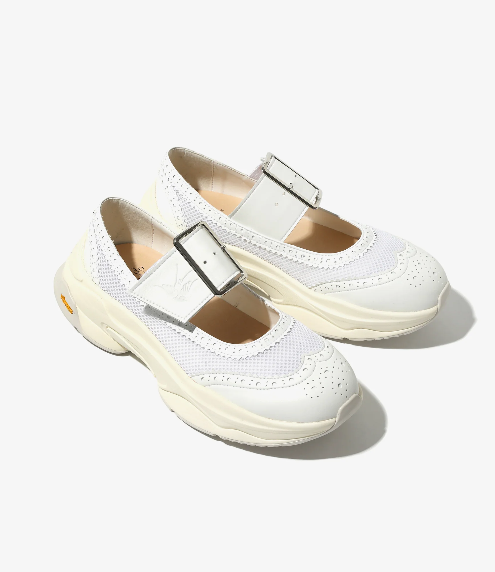 Wing Tip Sneakers - Off White