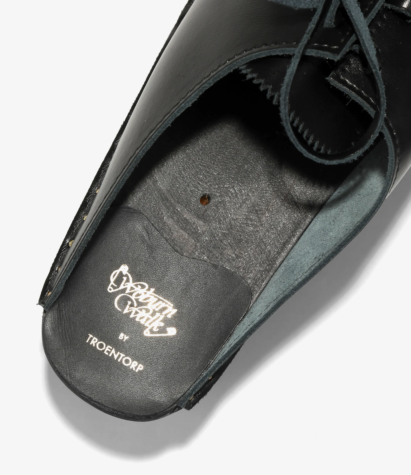 Woburn Walk X Troentorp - Swedish Clog - Alps/ Center Lace - Black - Image 5