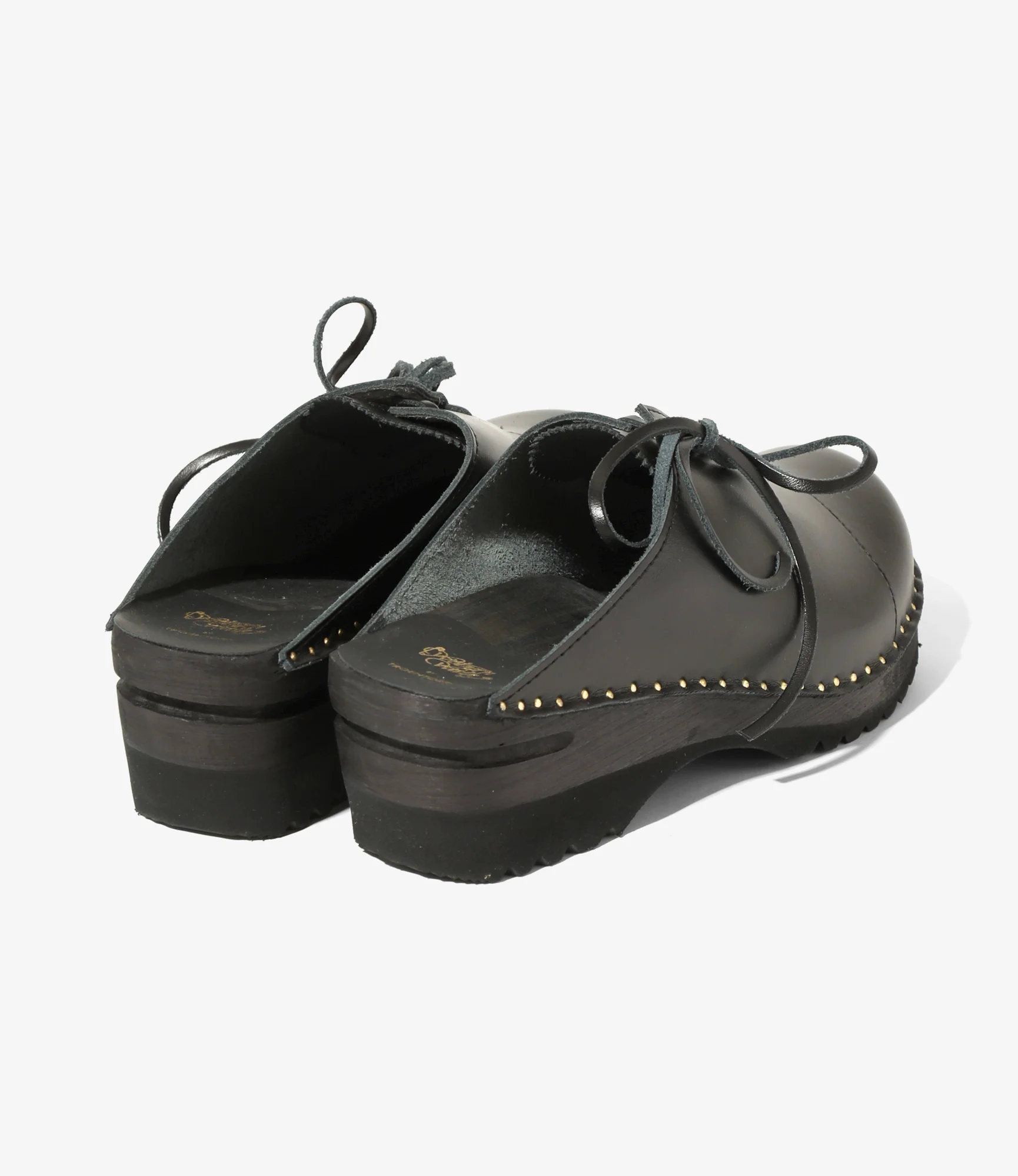 Woburn Walk X Troentorp - Swedish Clog - Alps/ Center Lace - Black - Image 6