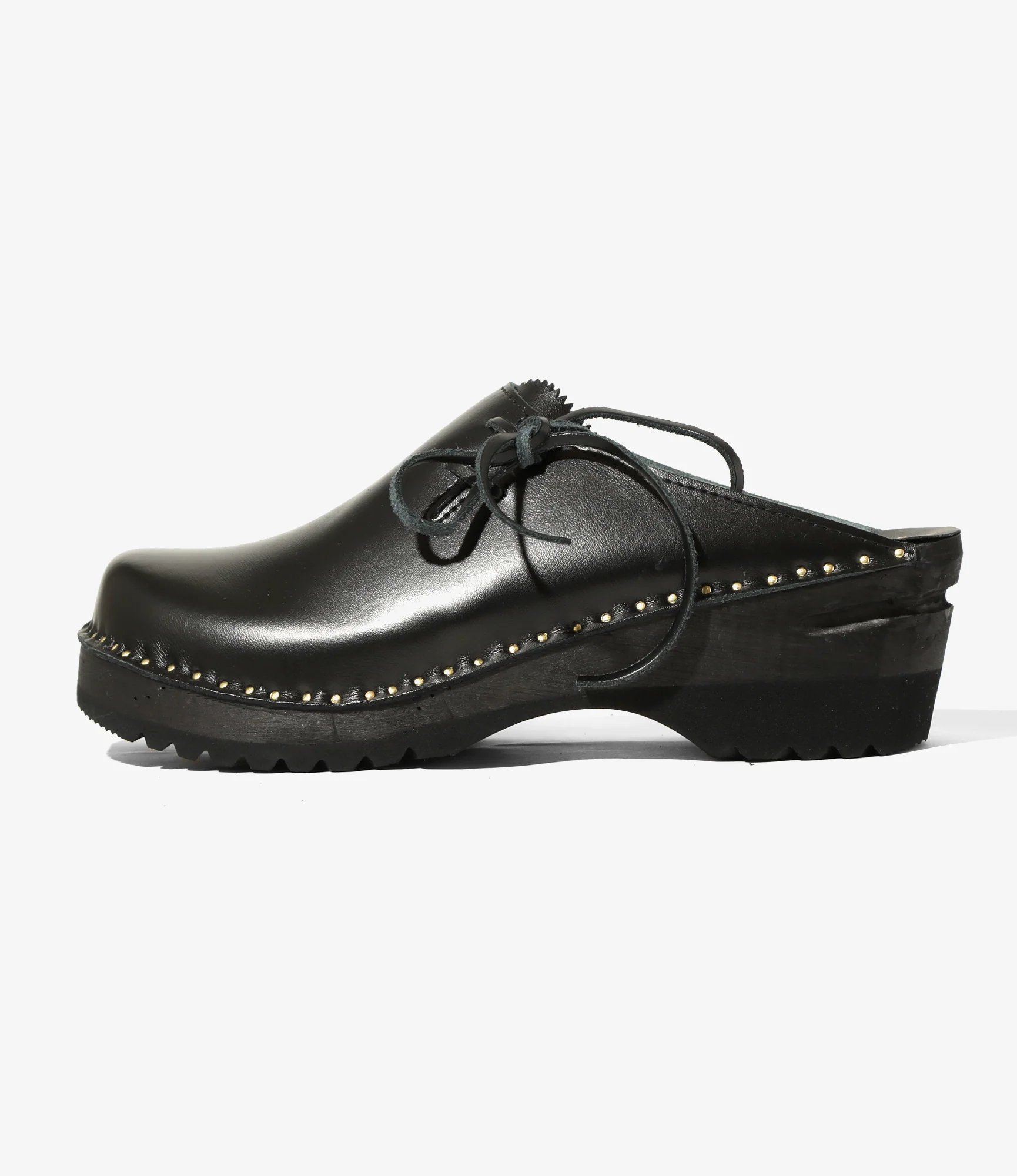 Woburn Walk X Troentorp - Swedish Clog - Alps/ Side Lace - Black - Image 4