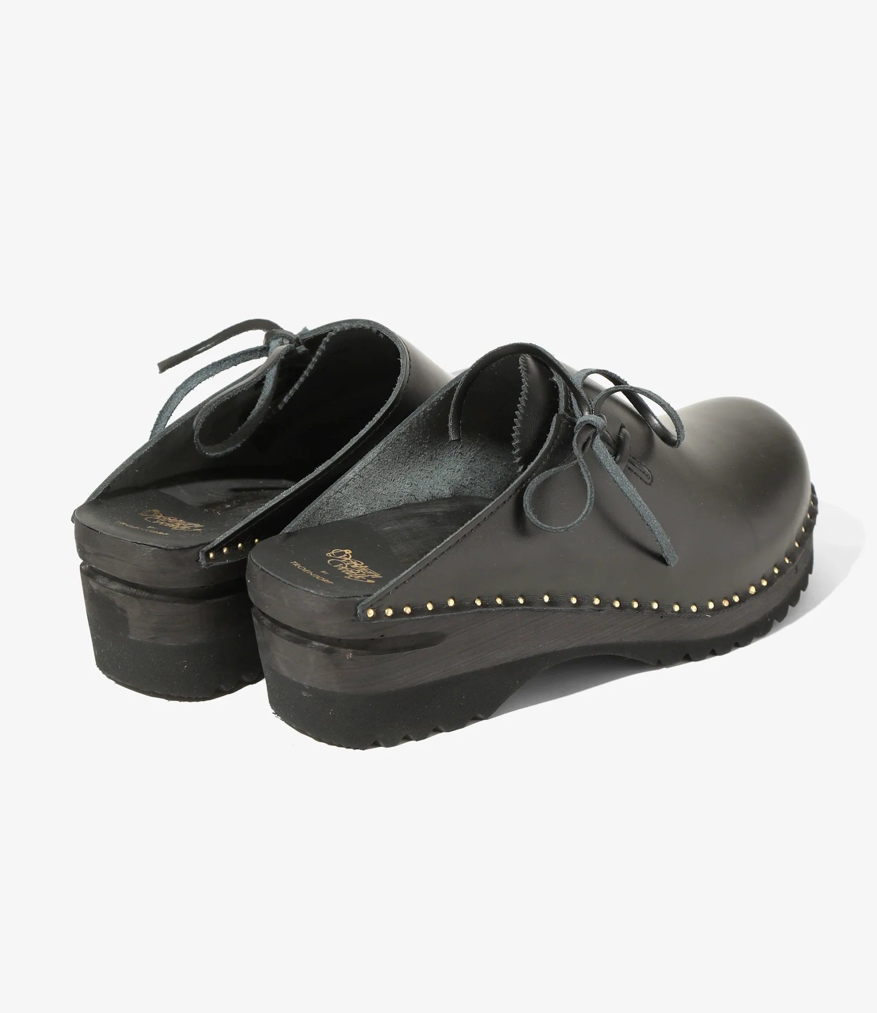 Woburn Walk X Troentorp - Swedish Clog - Alps/ Side Lace - Black - Image 6