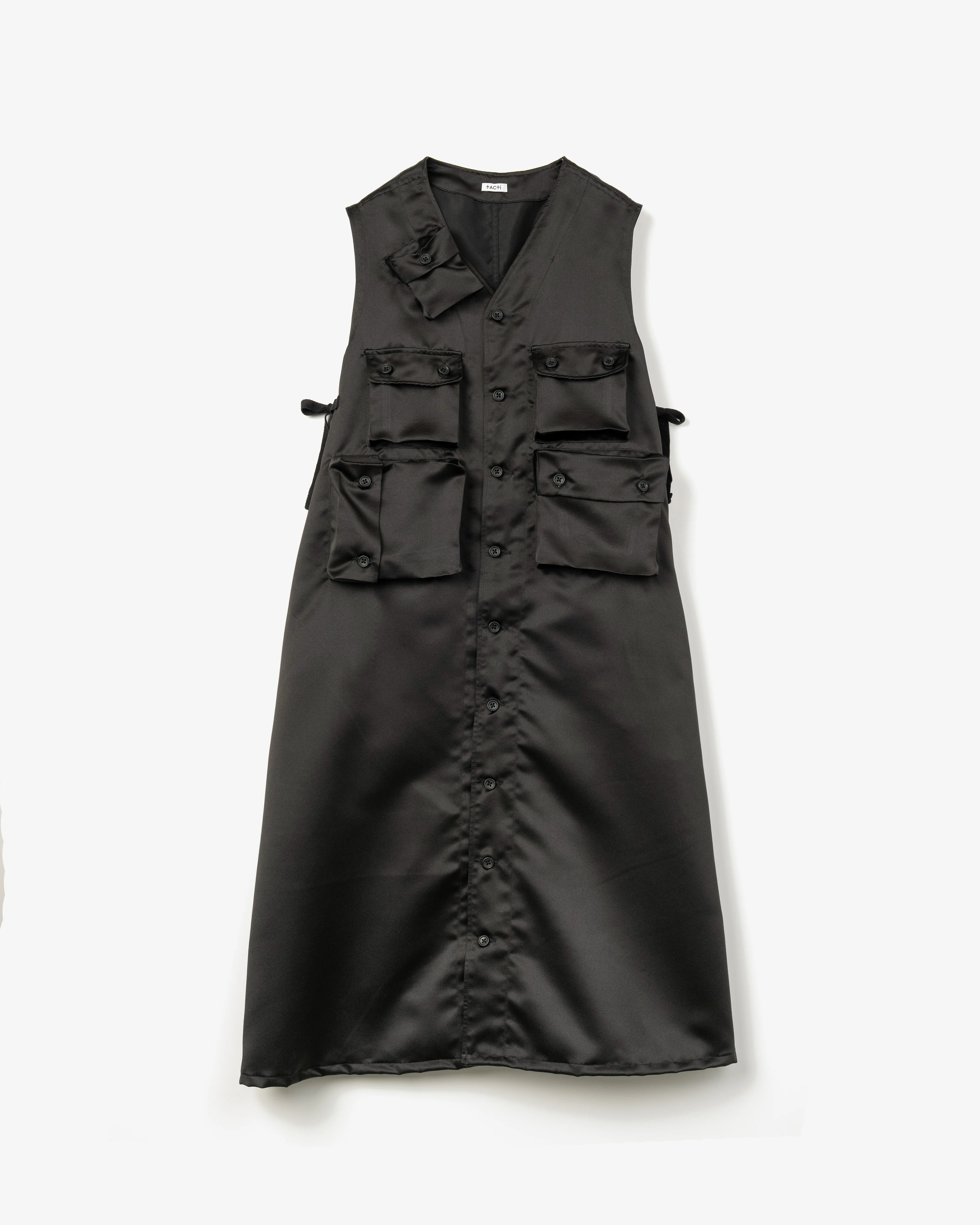 Women's C-1 Dress - Black Mystique Satin