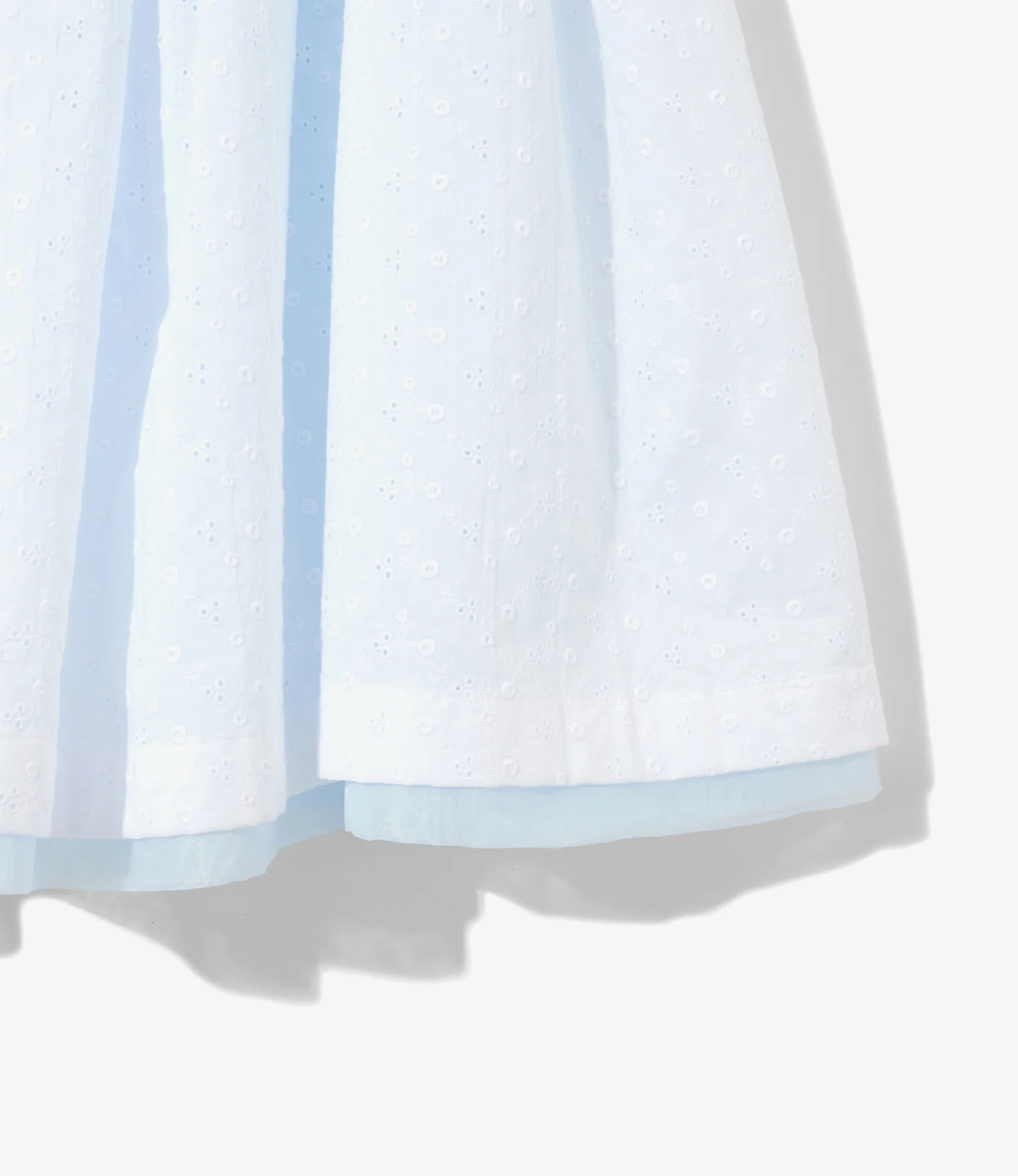 Women's Camisole Mini Dress - White - Lawn Lace - Image 3