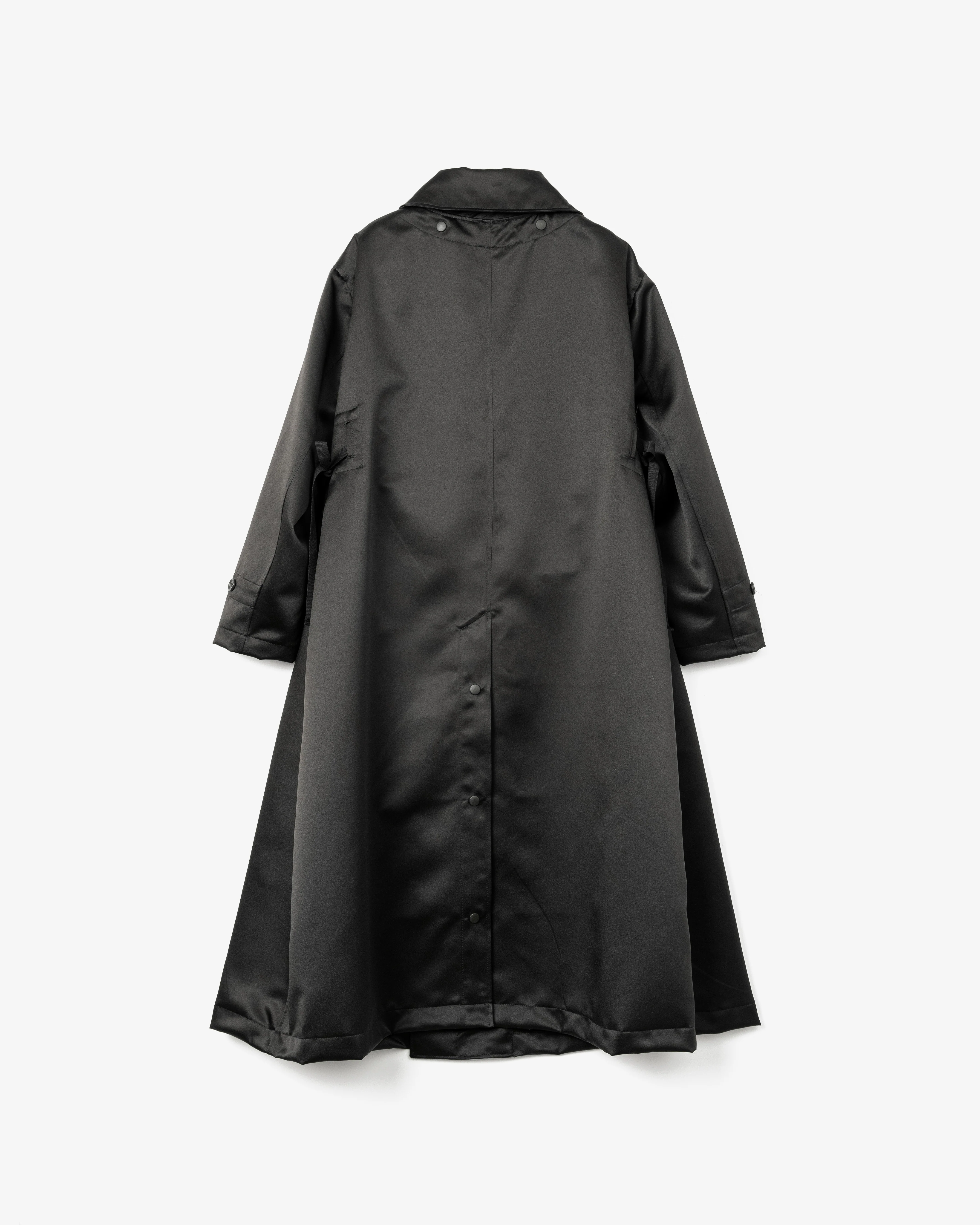 Women's Pea Dress - Black Mystique Satin - Image 2