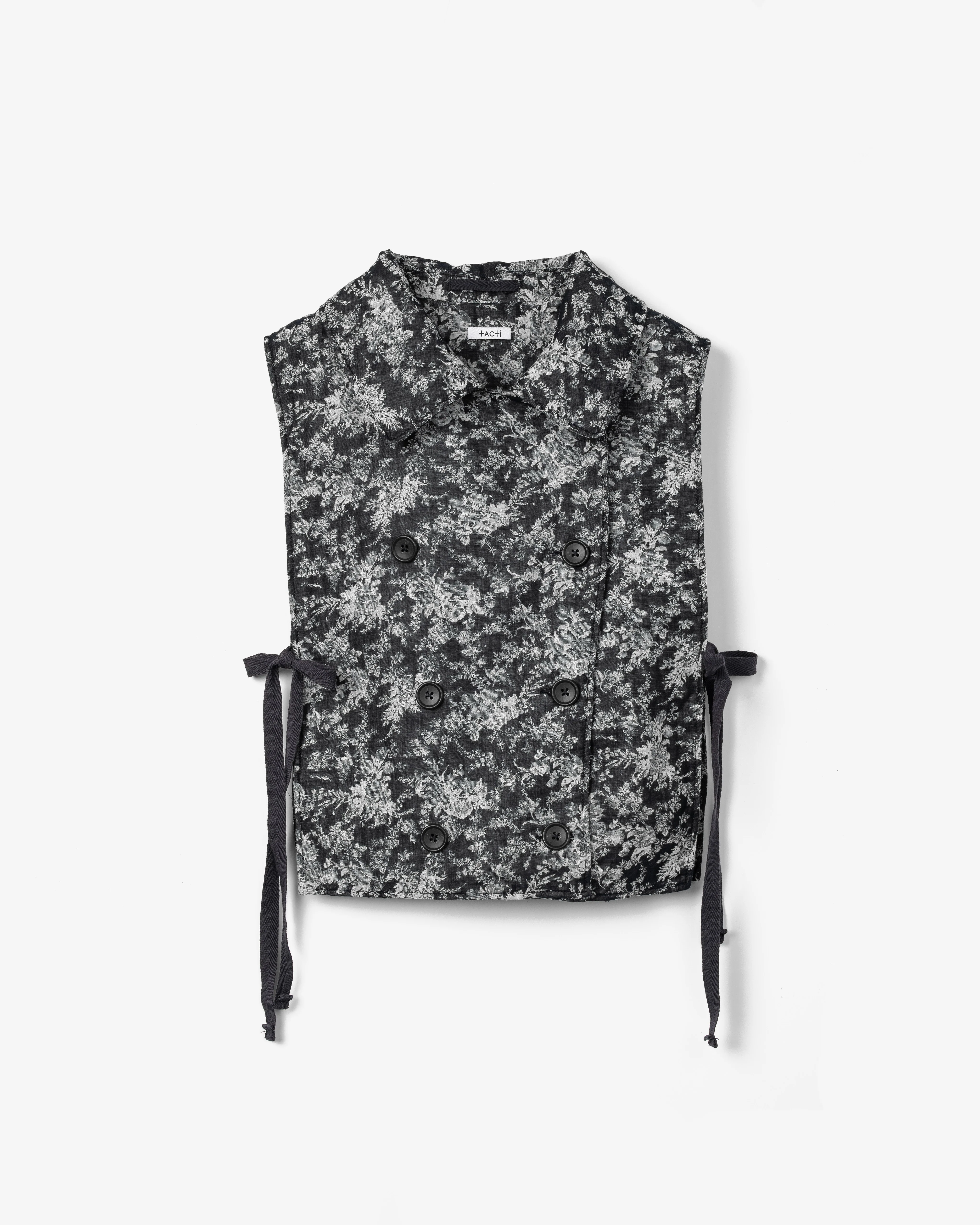 Women's Pea Dress - Navy Floral Jq. Cotton - Image 5