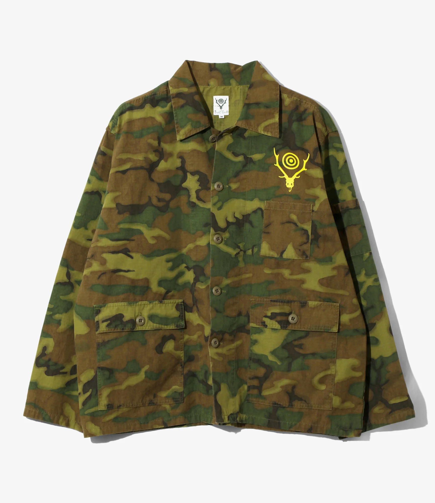 Women's Ranger Shirt - Green - Cotton Ripstop / Camo