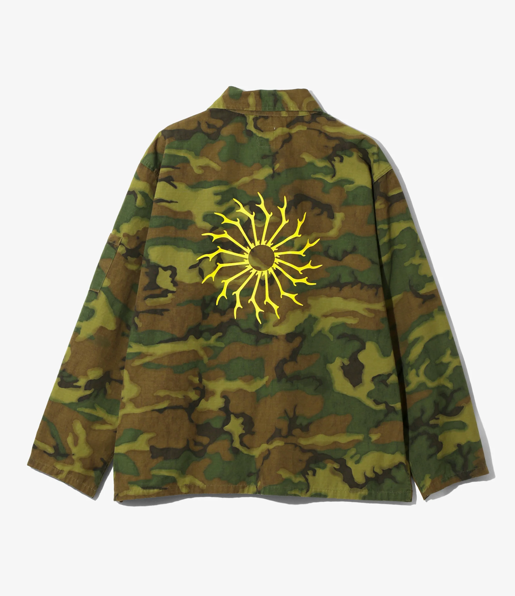Women's Ranger Shirt - Green - Cotton Ripstop / Camo - Image 4