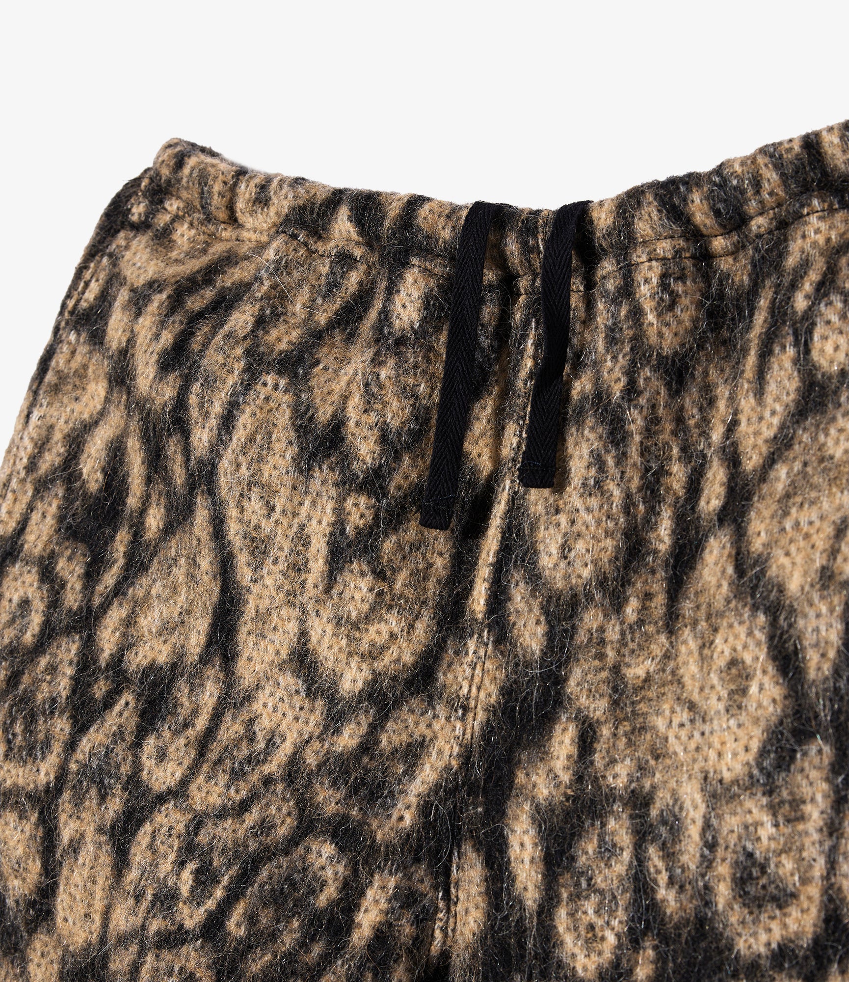 Women's STK Pant - Brown Wool Poly Leopard Jq. - Image 3