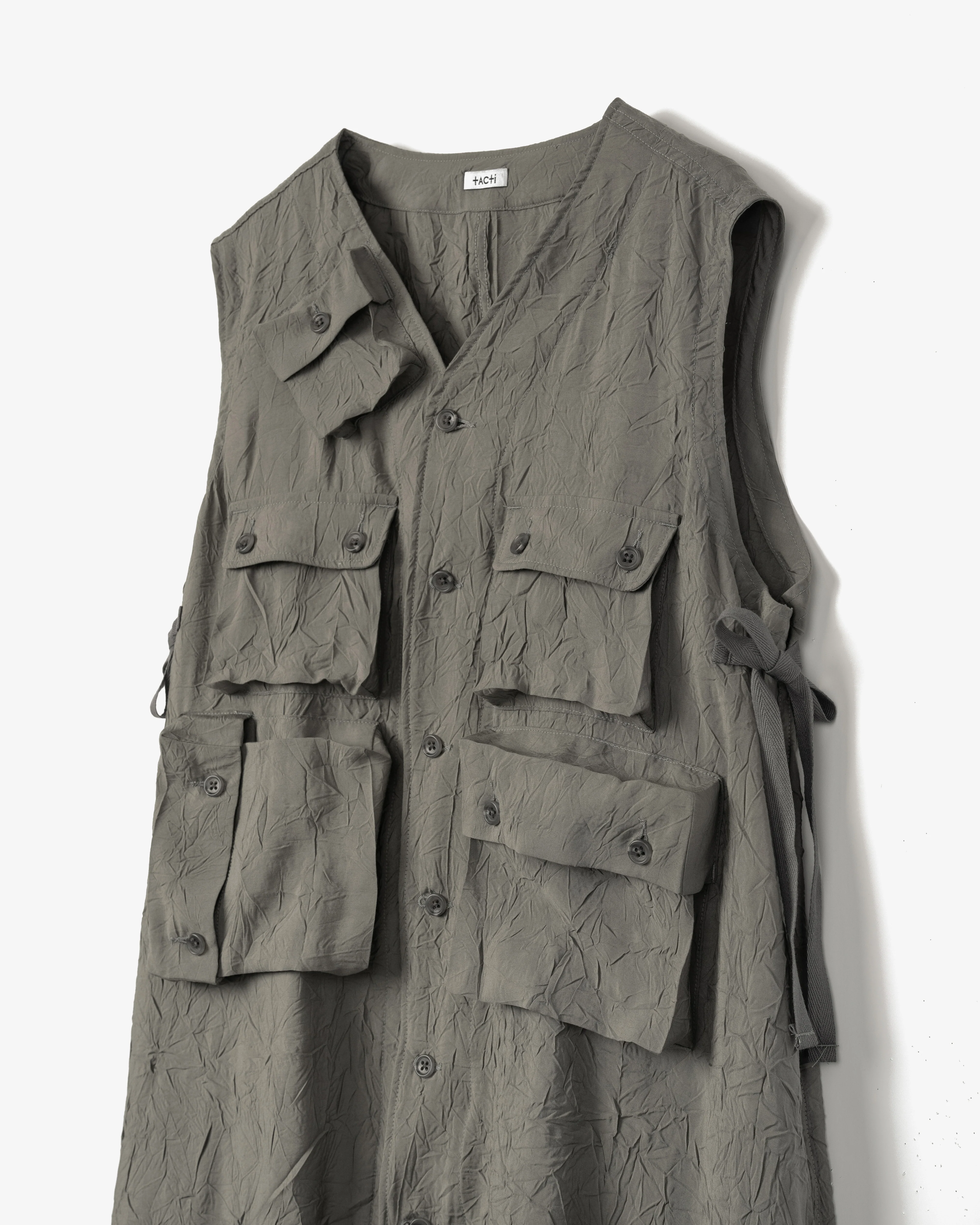 Women's C-1 Dress - Grey Crushed Modal Poly - Image 3