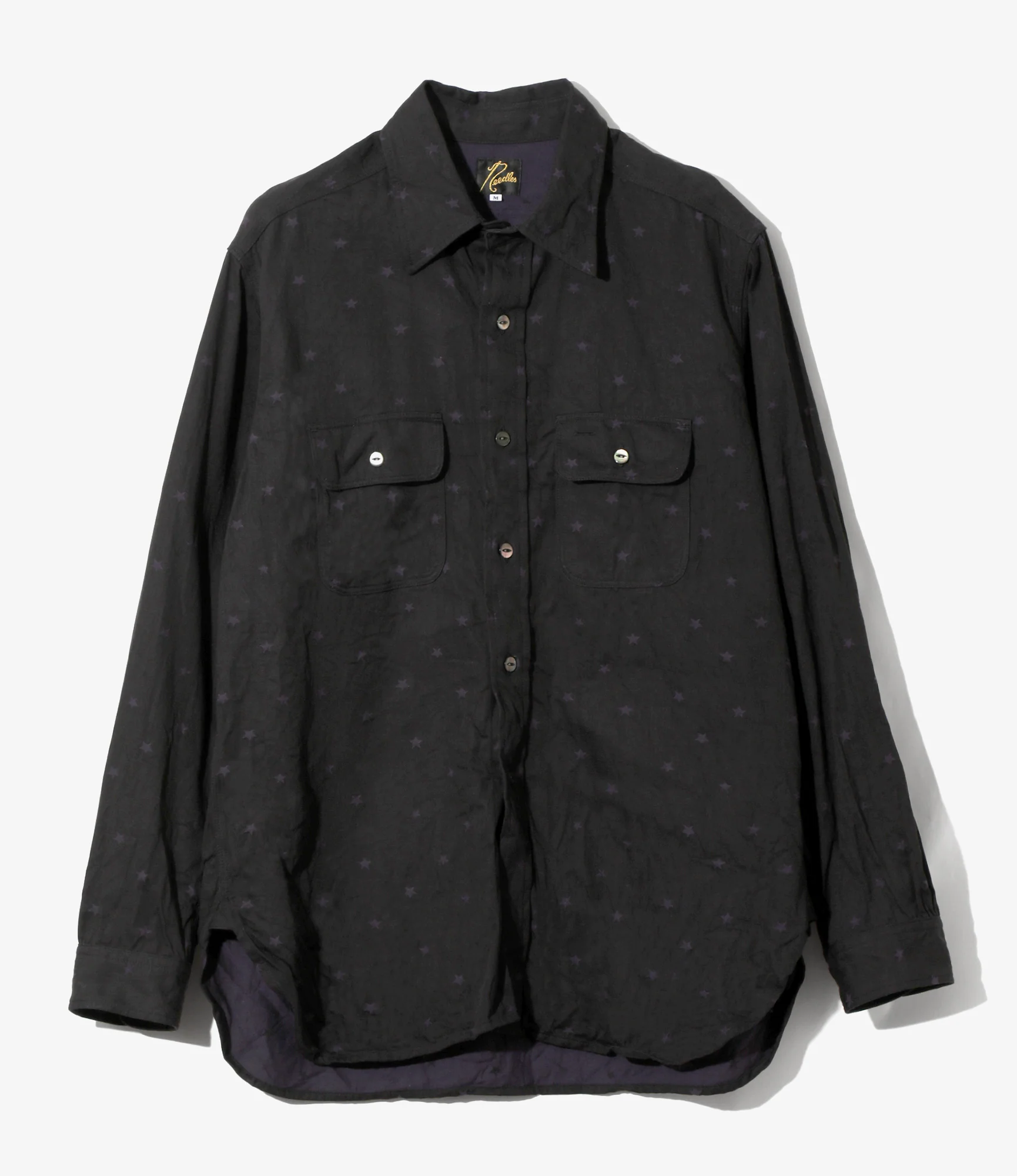 Work Shirt - Black - 8oz Denim Jacquard