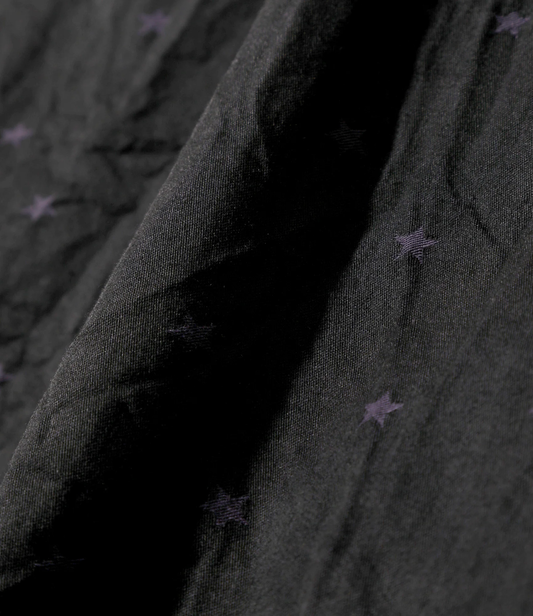 Work Shirt - Black - 8oz Denim Jacquard - Image 4