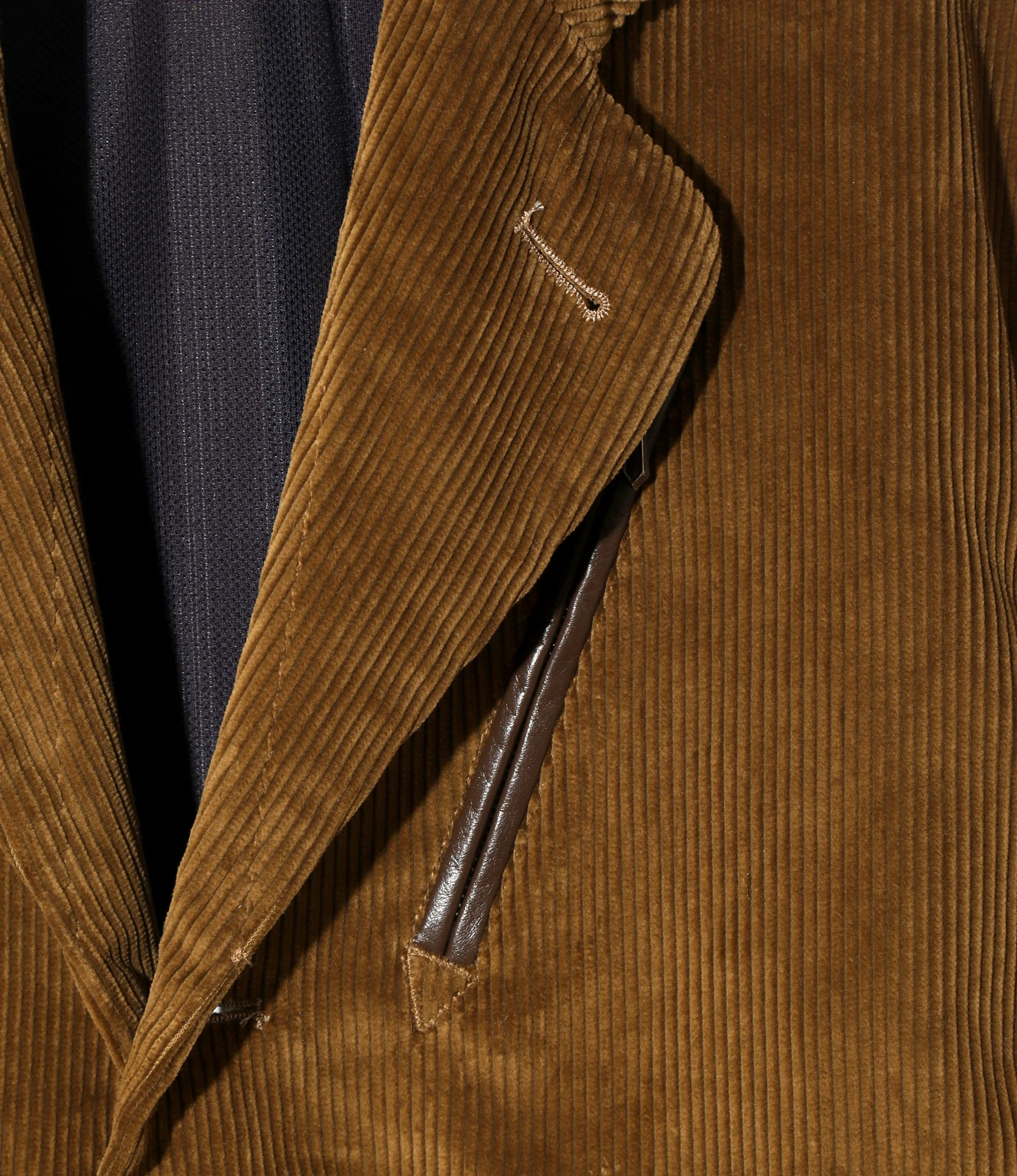 Zipped Travel Jacket - Tan - 8W Corduroy - Image 2